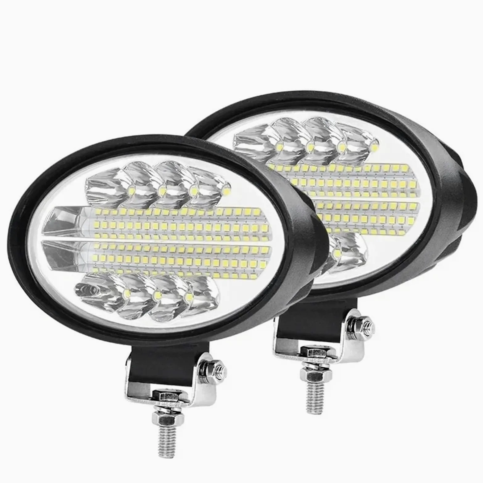 luz conducción Foco LED Para Grúa Minera, Volquete, Carretilla Elevadora, ATV, Luz Trabajo Ovalada Para Tractor, Lámpara Coche Cabina Todoterreno
