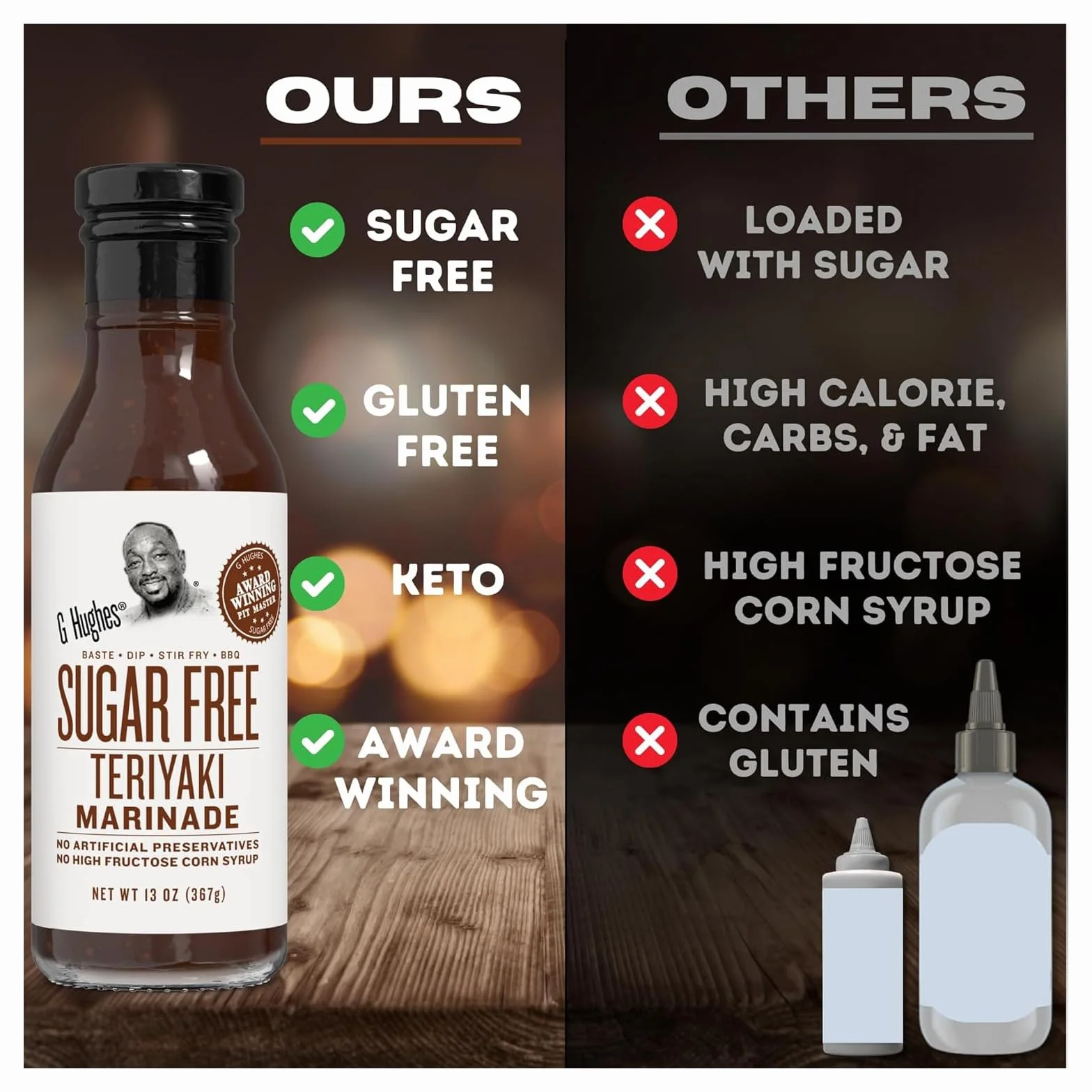 G Hughes Marinade Teriyaki 385ml