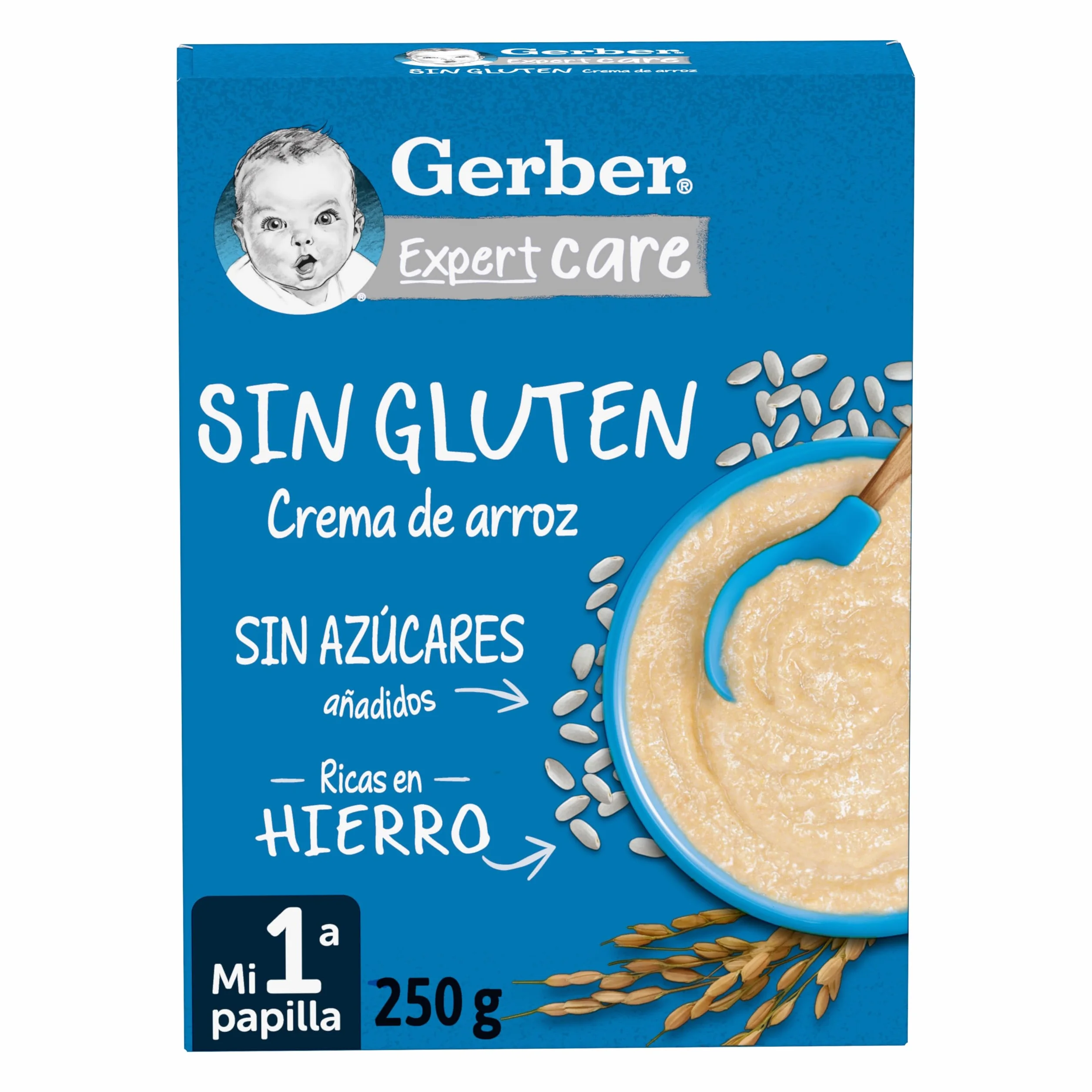 Gerber Papilla De Crema De Arroz, 250g
