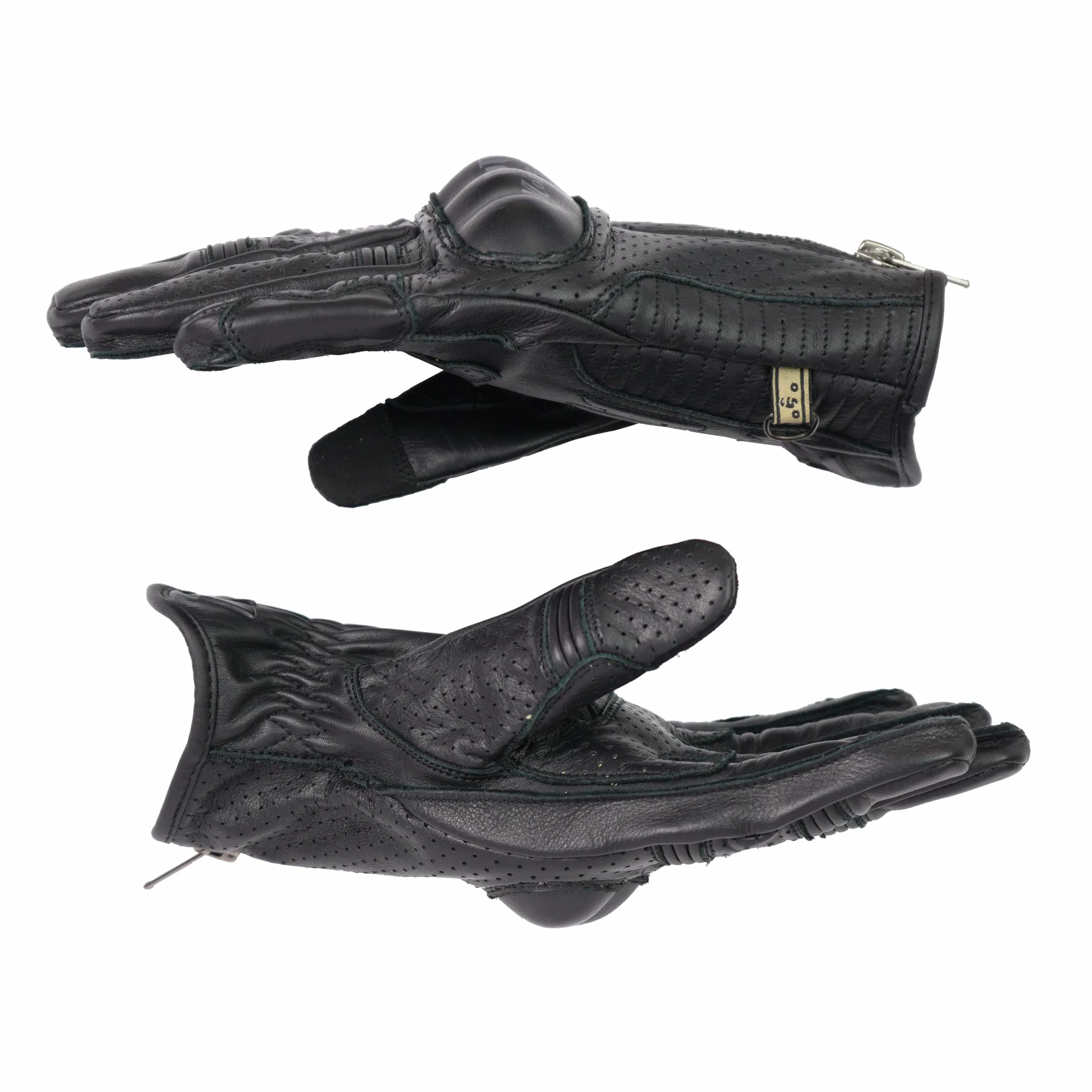 BY CITY | Guantes de Verano para Moto | Guantes de Piel de Chivo | Protecciones Rígidas en Nudillos | Zonas Acolchadas | Refuerzo Antiabrasión en la Palma | Transpirables