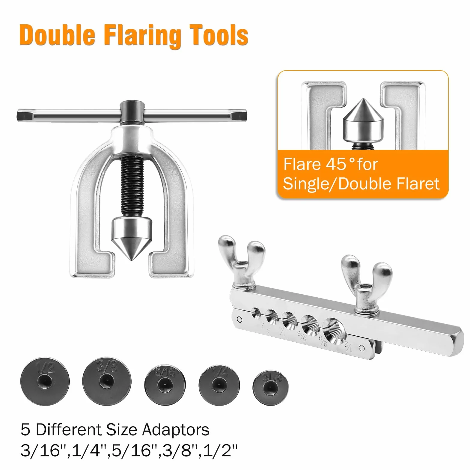 Kit de herramientas para ampliar las líneas de freno, línea de freno de acero 7,6 m, diámetro 4,75 mm, con 16 accesorios + 5 conectores, ideal para sistemas de frenos hidráulicos de coche