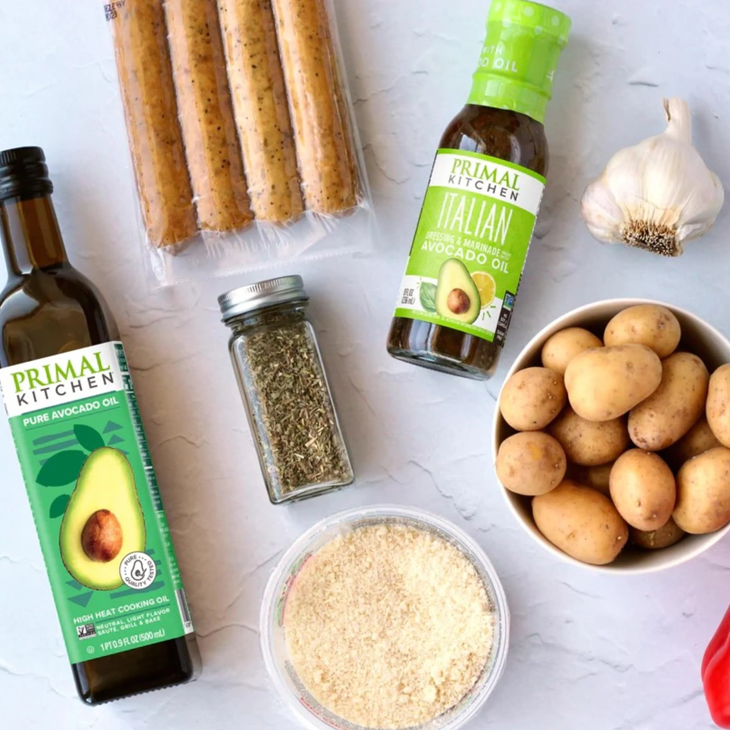 Primal Kitchen Vinagreta y Marinada de Aceite de Aguacate Sin Gluten Italiana 8 fl oz
