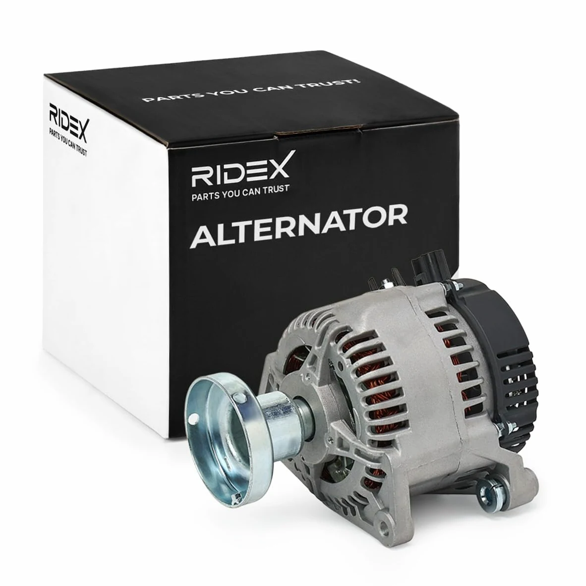 RIDEX 4G0454 Alternador con regulador incorporado Compatible con FORD Focus Mk1 Hatchback DAW, DBW