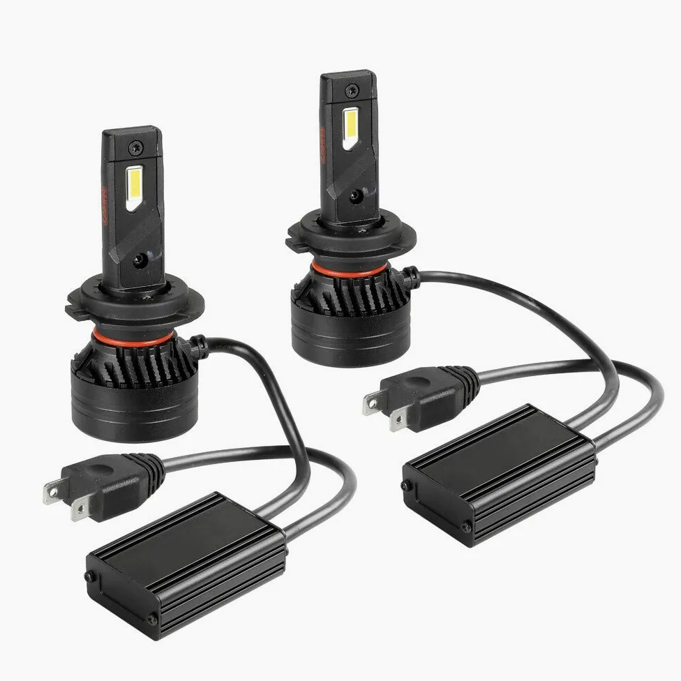 Lampa Pilot 57764 Halo LED Ultra Potencia Compacto Halógeno Bombilla, H7, 9V-32V, 45W, Pack de 2