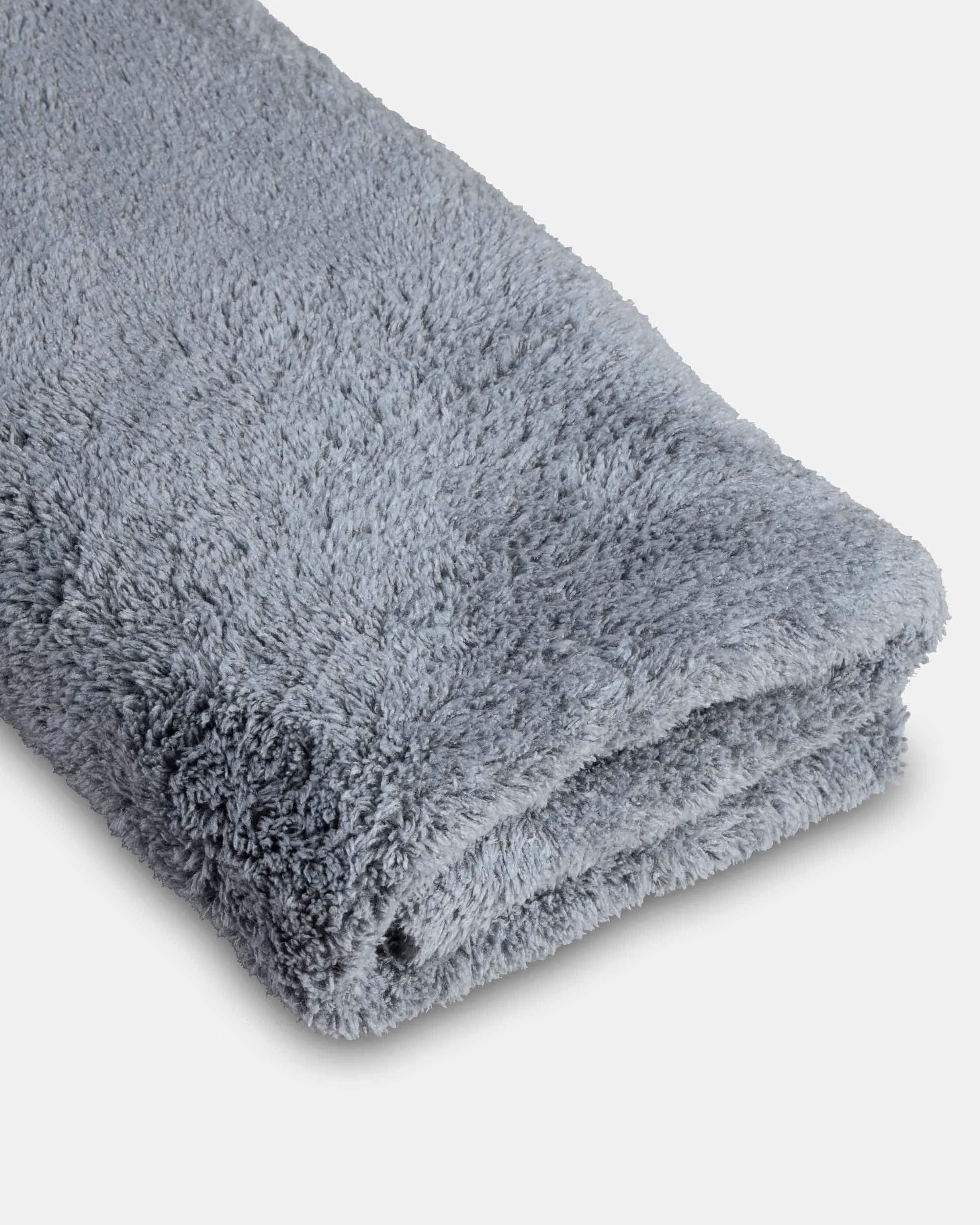 Adam's Borderless - Toalla de Microfibra sin Bordes Color Gris, 480 g/m², Microfibra de Felpa de 16 x 16 Pulgadas, Tacto Delicado para Las Superficies más delicadas (Paquete de 12)