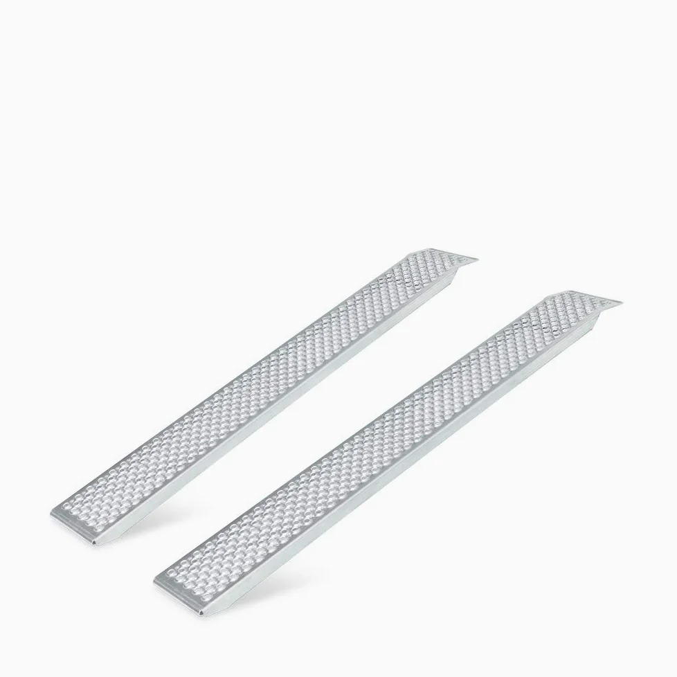 Rampa de aluminio (par), recta, 1500 x 200 mm, carga 400 kg/par