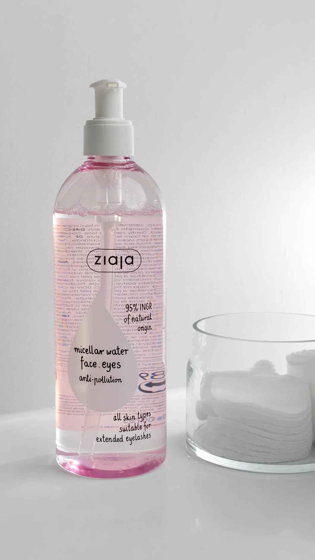 Ziaja Agua Micelar para Rostro y Ojos 390ml