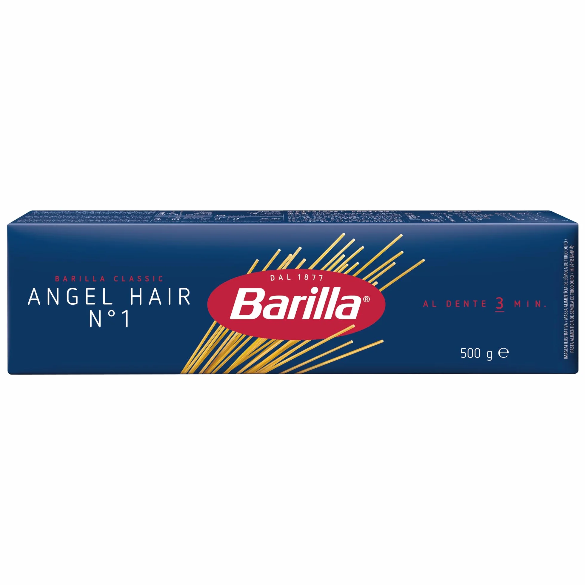 Barilla Clásicos Capellini Nº 1 500g 3 Minutos Cocción