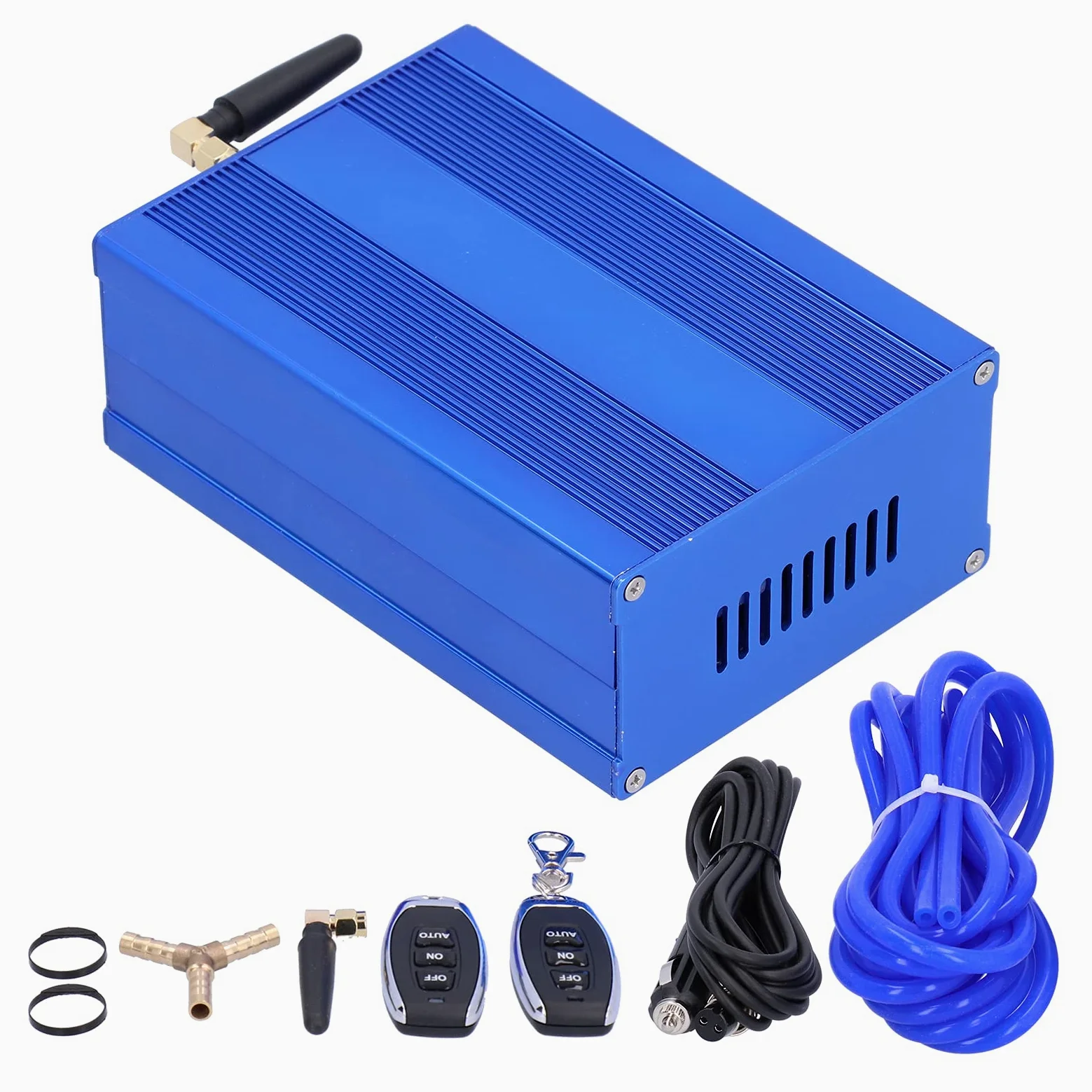 Kit de Válvula de Escape del Automóvil Dispositivo de Controlador de Vacío Eléctrico Azul, Modelos de Alta Confiabilidad Accesorios Automáticos