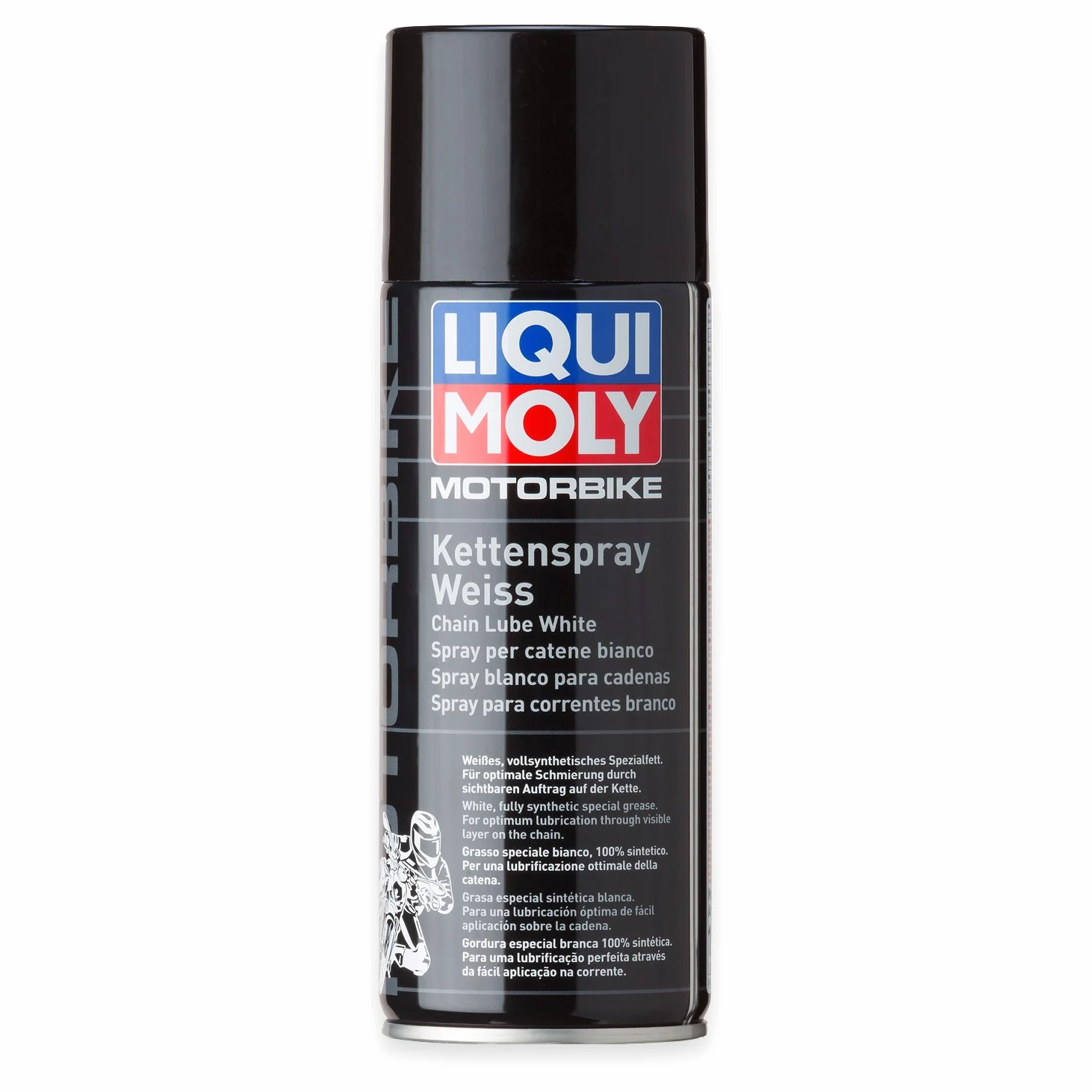 8 x Liqui Moly 1591 Motor Bike Cadena Spray Color Blanco Lubricación 400 ml
