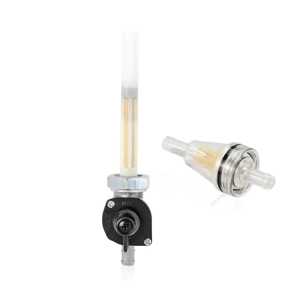 Línea de Aceite Válvula de Gas Llave de Purga Línea de Aceite Filtro Apto for Hon 1100 S Ace 1100 Aero 1100 Sabre 1100 SPI 1100 VT1100 C C1 C2 C3 1995-2007