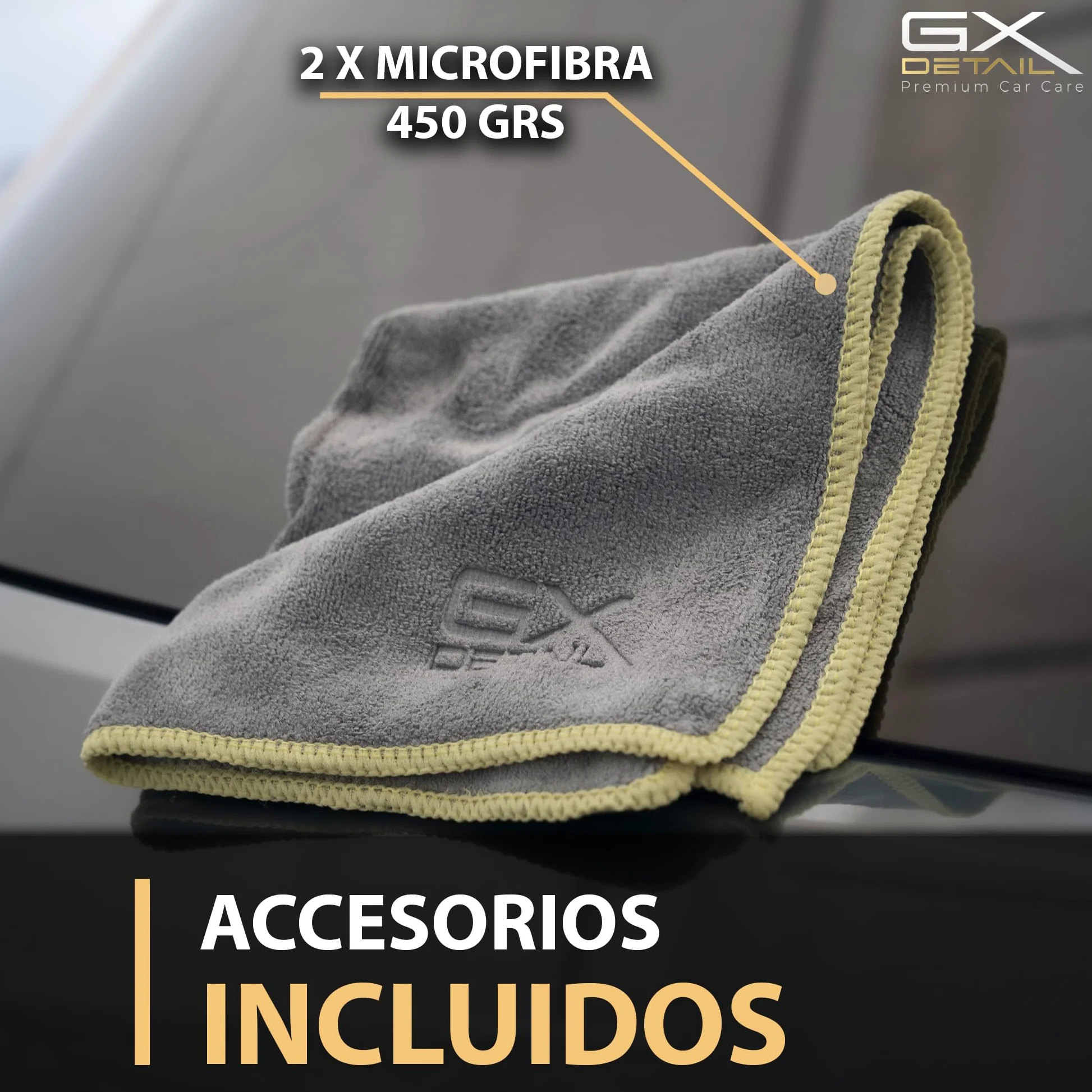 GxDetail Cera Líquida de Carnauba para Coche 5 Litros – Limpieza en Seco - Brillo Profundo y Protección Duradera – Acabado Hidrofóbico y Resistencia UV – Fácil Aplicación y Secado Rápido.