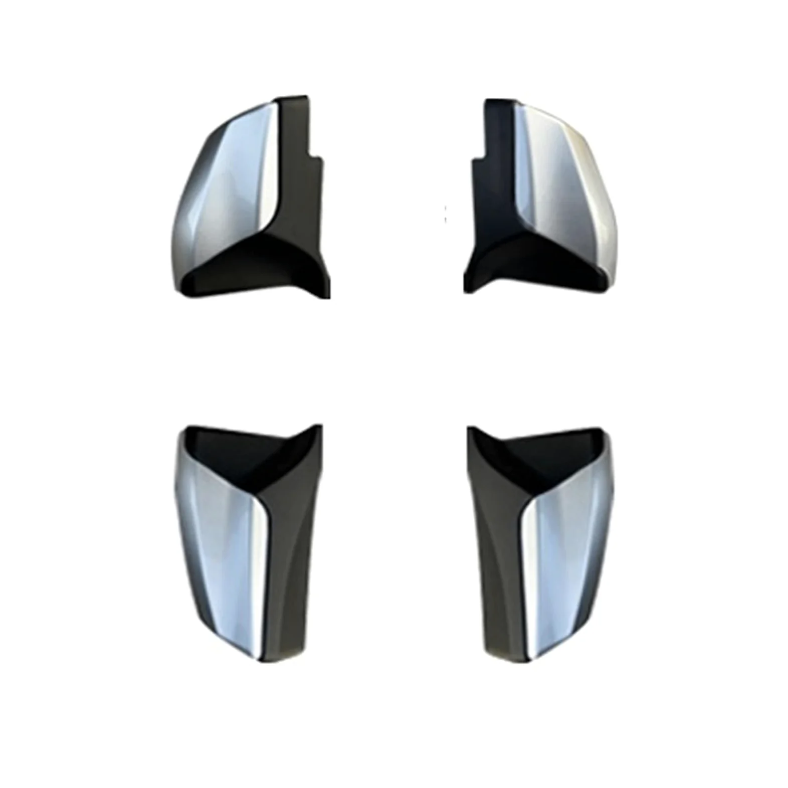 estribo vehículo Tapa de estribo lateral para puerta de coche, compatible con ISUZU D-MAX D MAX RG 2021-2024, accesorios para estribos. escalera techo coche(Gray Front Right)