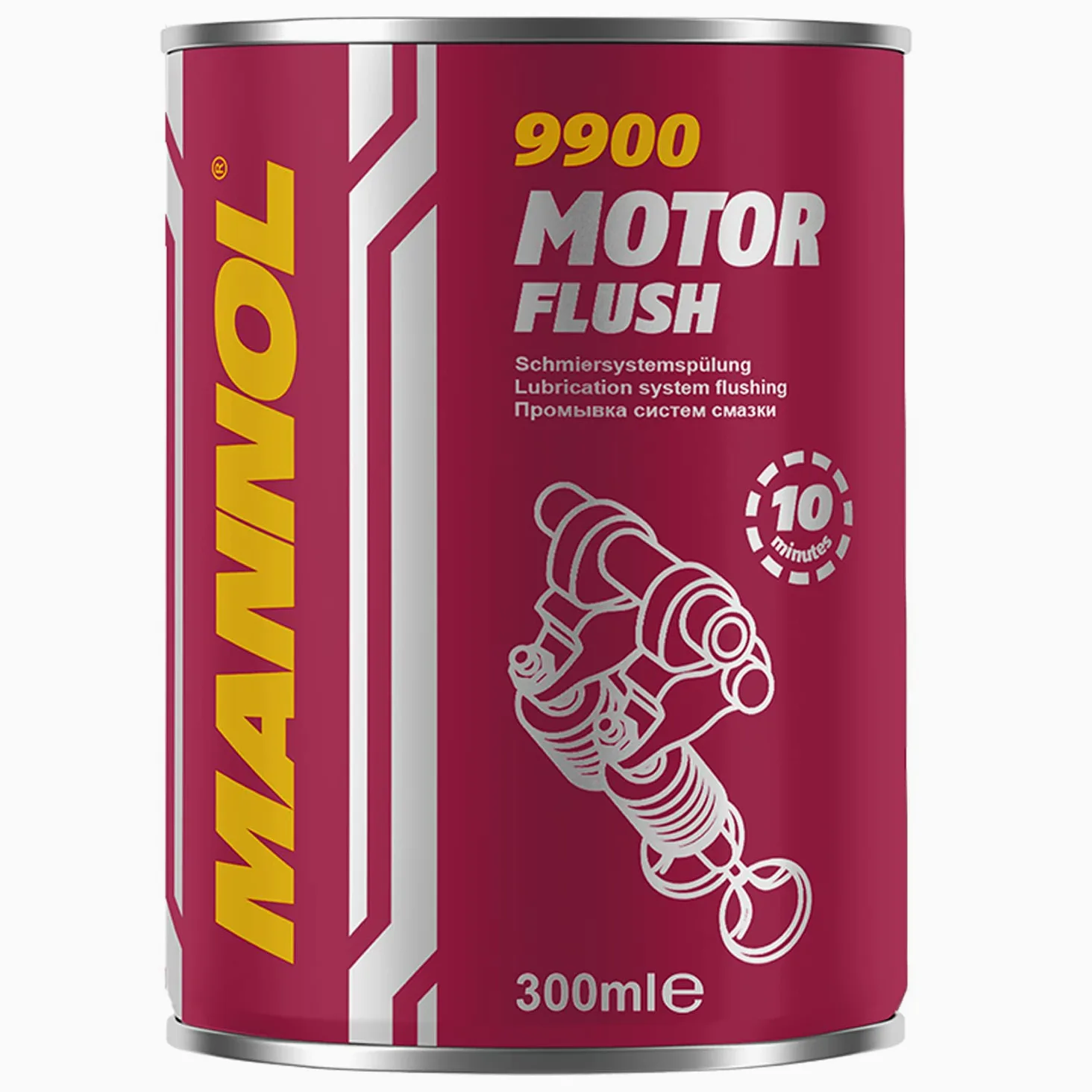 Aceite de motor Mannol Energy Combi LL 5W-30 69796295, 10 l, 2 x Mannol Motor Flush aditivo