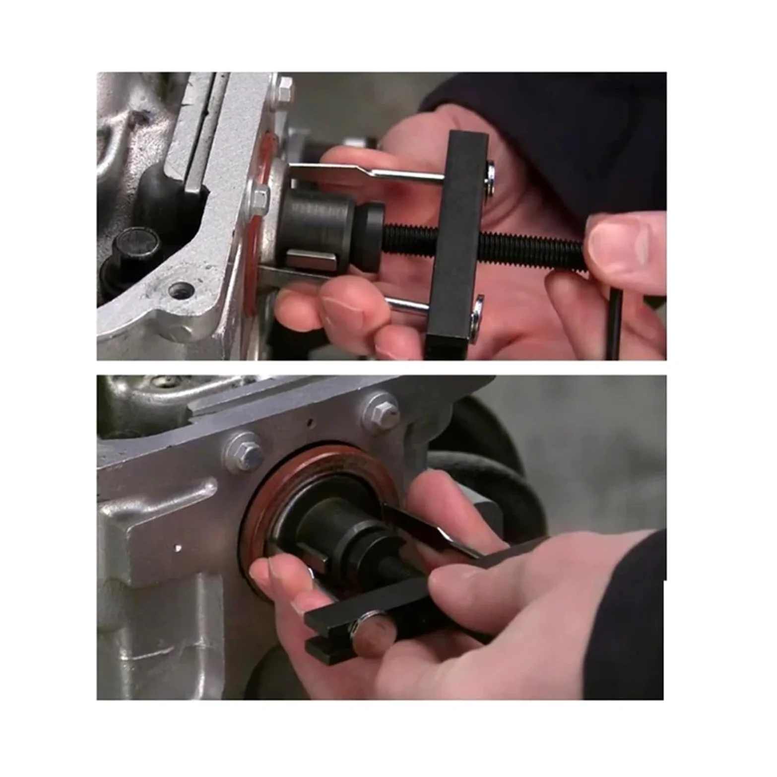 Herramienta de mano for coche, Kit de adaptadores universales for extracción de sello de aceite de árbol de levas y cigüeñal, herramienta de acero al carbono,Herramientas mecánicas