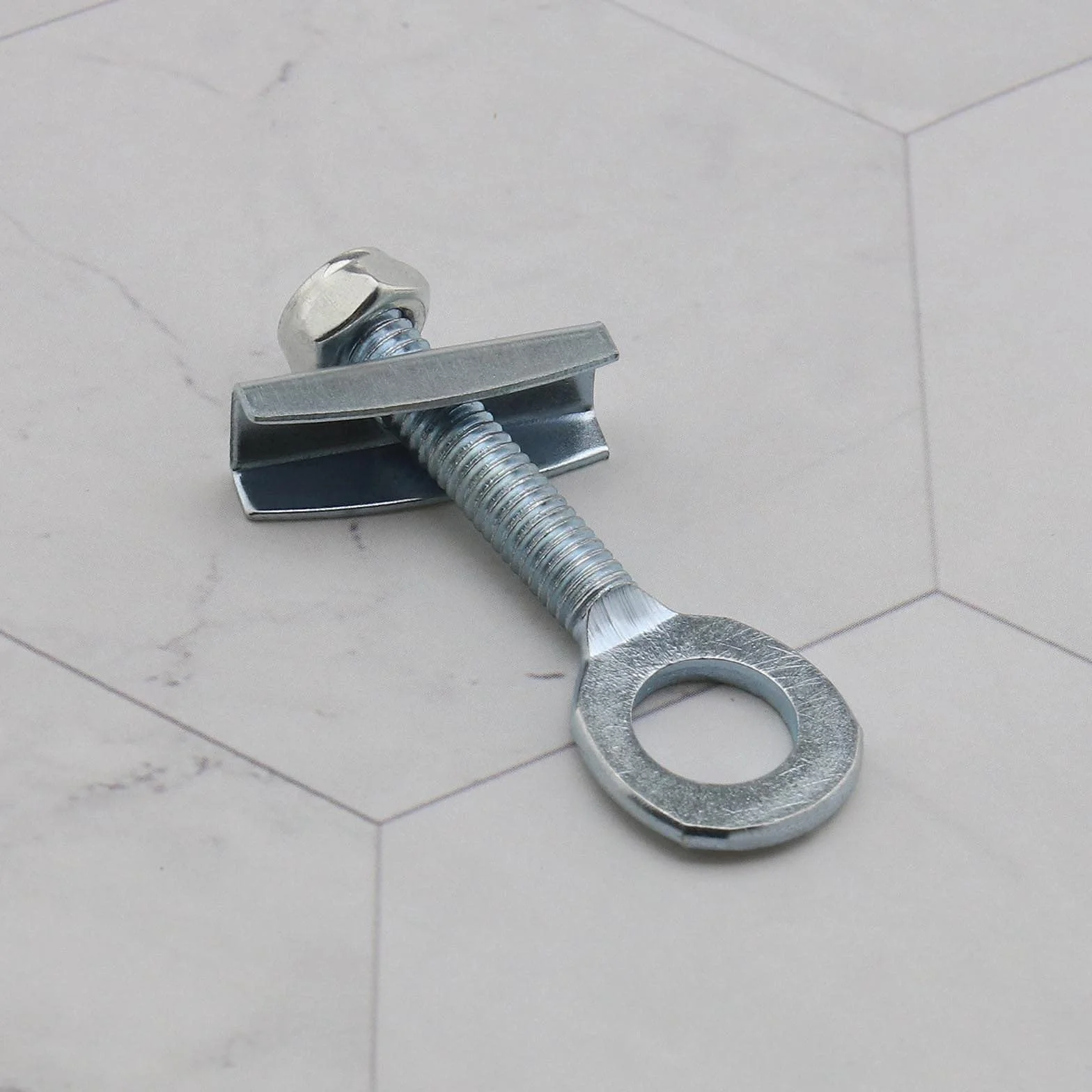 4 Piezas Ajustador Tensor de Cadena de de 10mm con Tuercas Antisuelto de Acero Plateado para Mini Moto Bicicletas de Carrera Motos de Cross Quads
