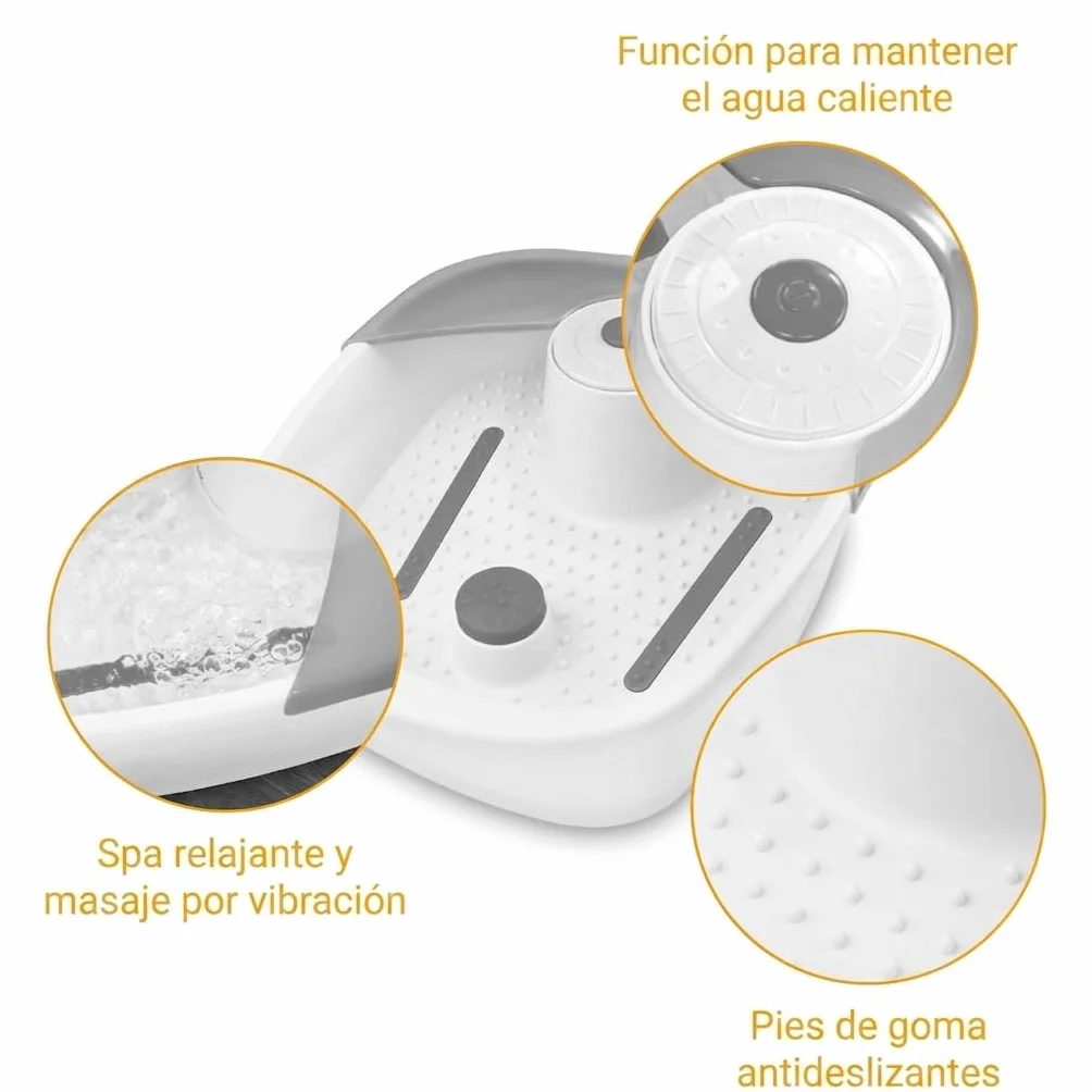 Medisana FS 881 Baño de pies con masaje, Masajeador de vibración, Talla 44