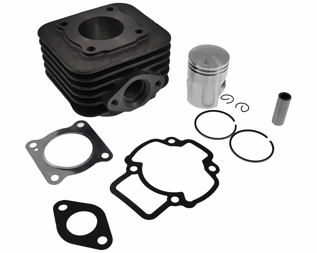 VANEZ kit cilindro 50cc compatible con PIAGGIO Zip, GILERA Stalker, VESPA Primavera – ideal motores 2T