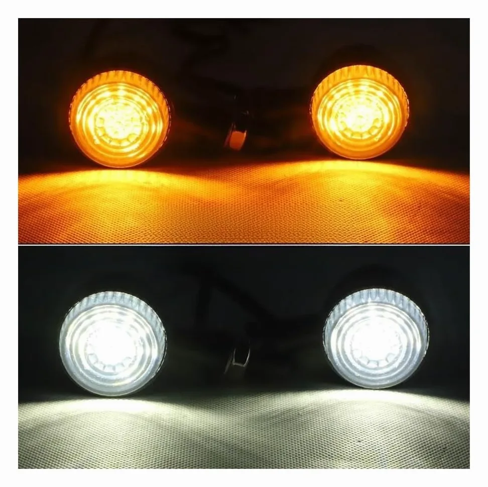 Intermitentes Luz LED De Intermitentes para Motocicleta M10, Luces Intermitentes Ámbar, Luz Trasera De Freno DRL para Cafe Racer