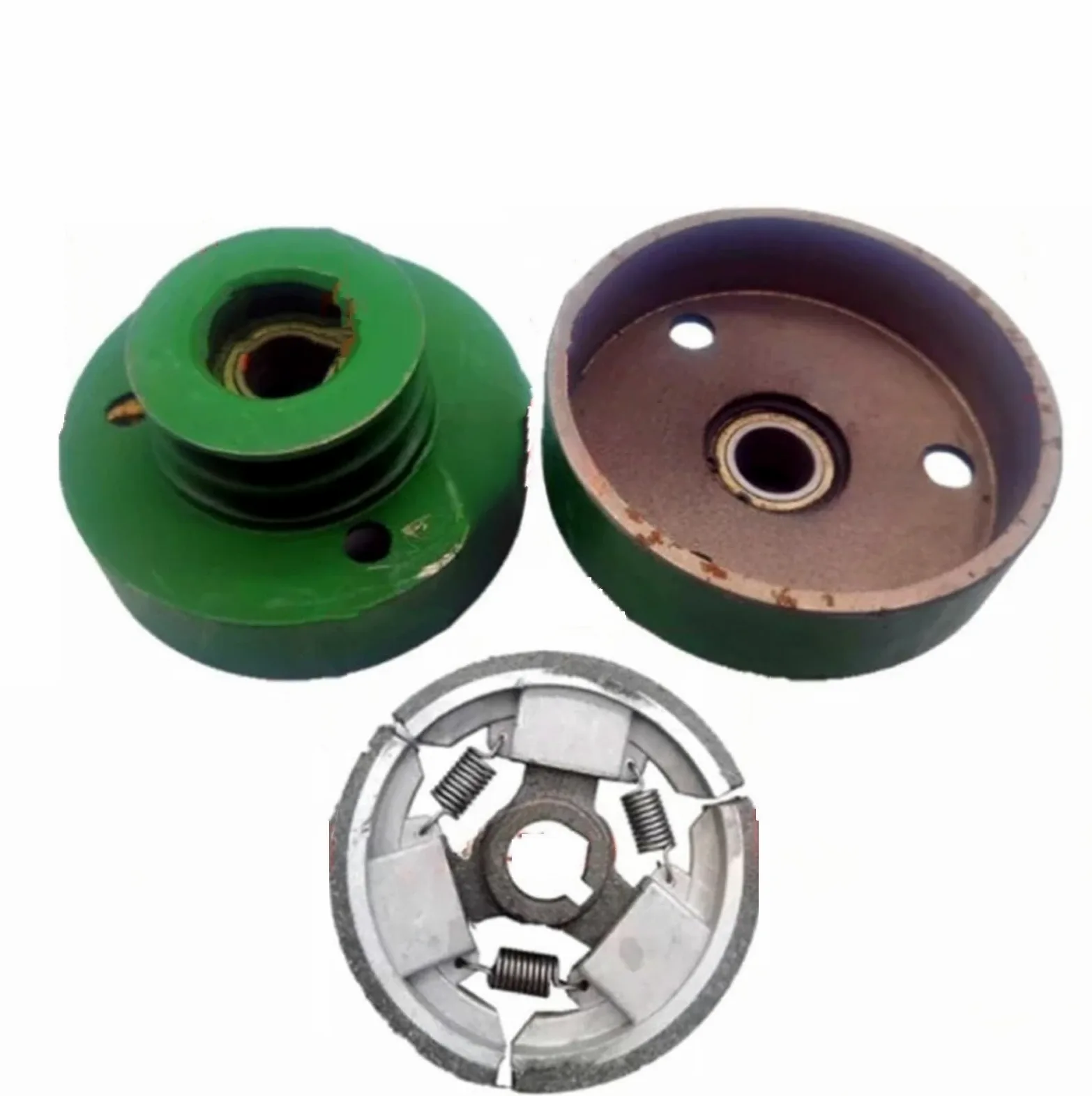 Compatible con motor de gasolina 170F, motor diésel, embrague centrífugo automático, embrague de eje 168F20, polea de timón.(3)