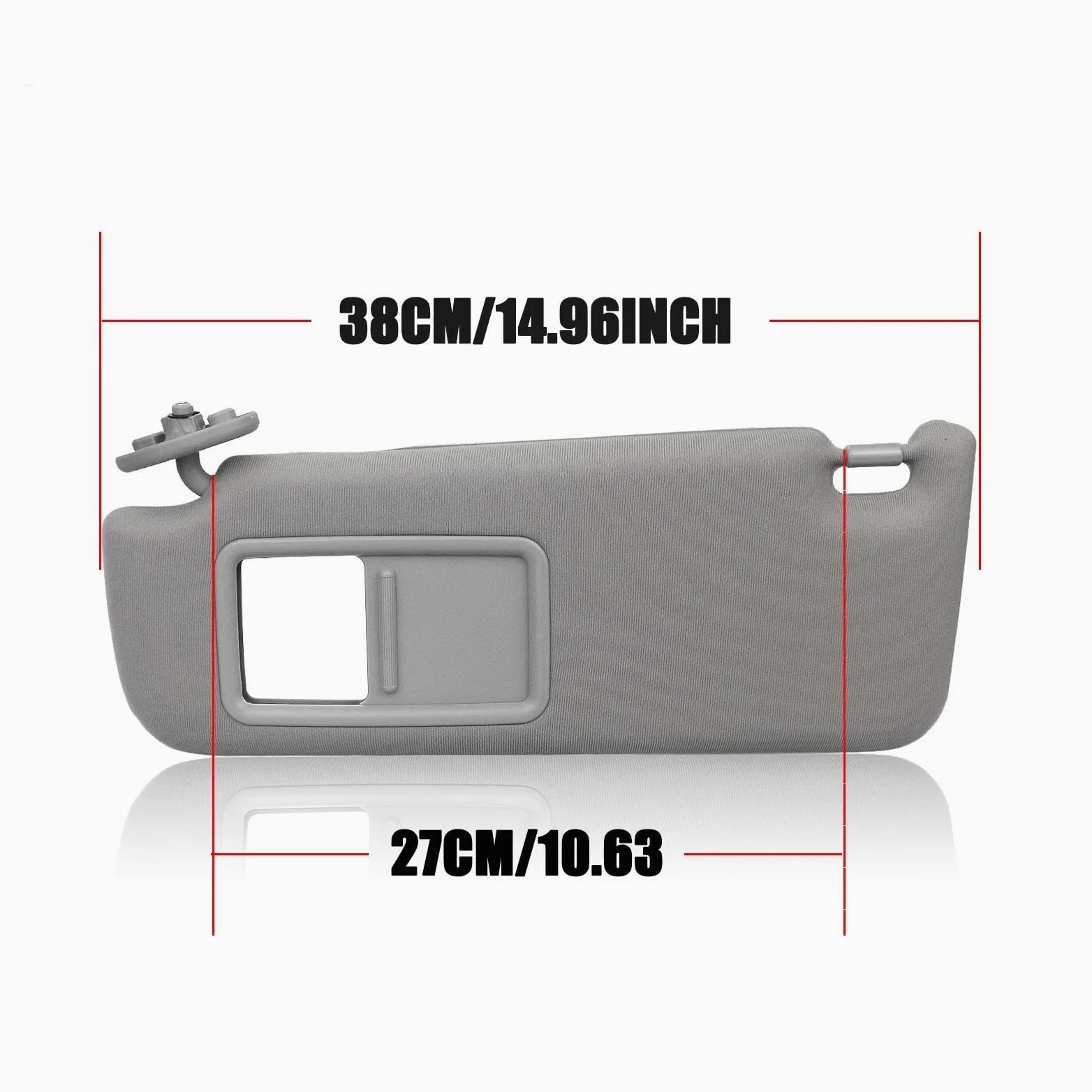 ESPYN Parasoles Coche Parasol Gris para Ventana Delantera Coche Parasol Sin Luz para Toyota para Camry 2012-2017 74320-06611-B2 Sombrilla De Coche