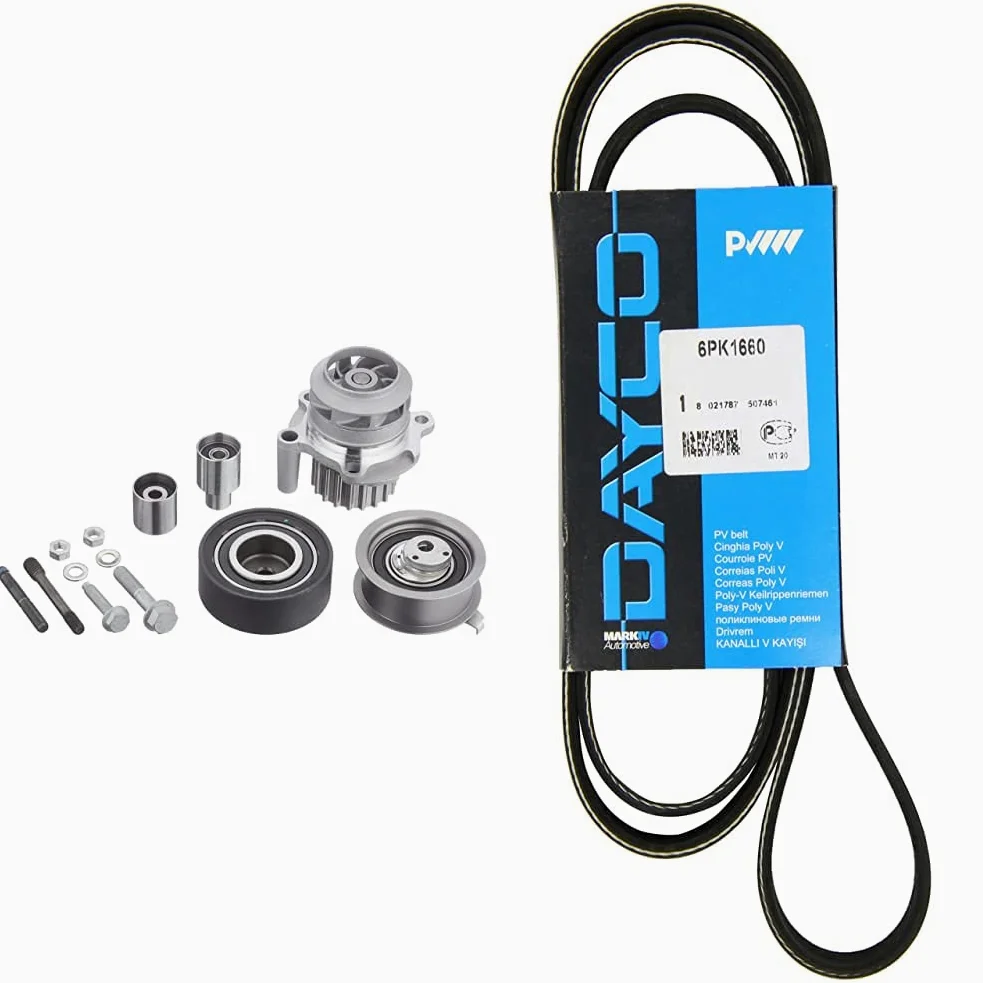 Dayco Ktbwp3600 Bomba De Agua Con Kit Correa Distribución + 6Pk1660 Correa Trapecial Poli V