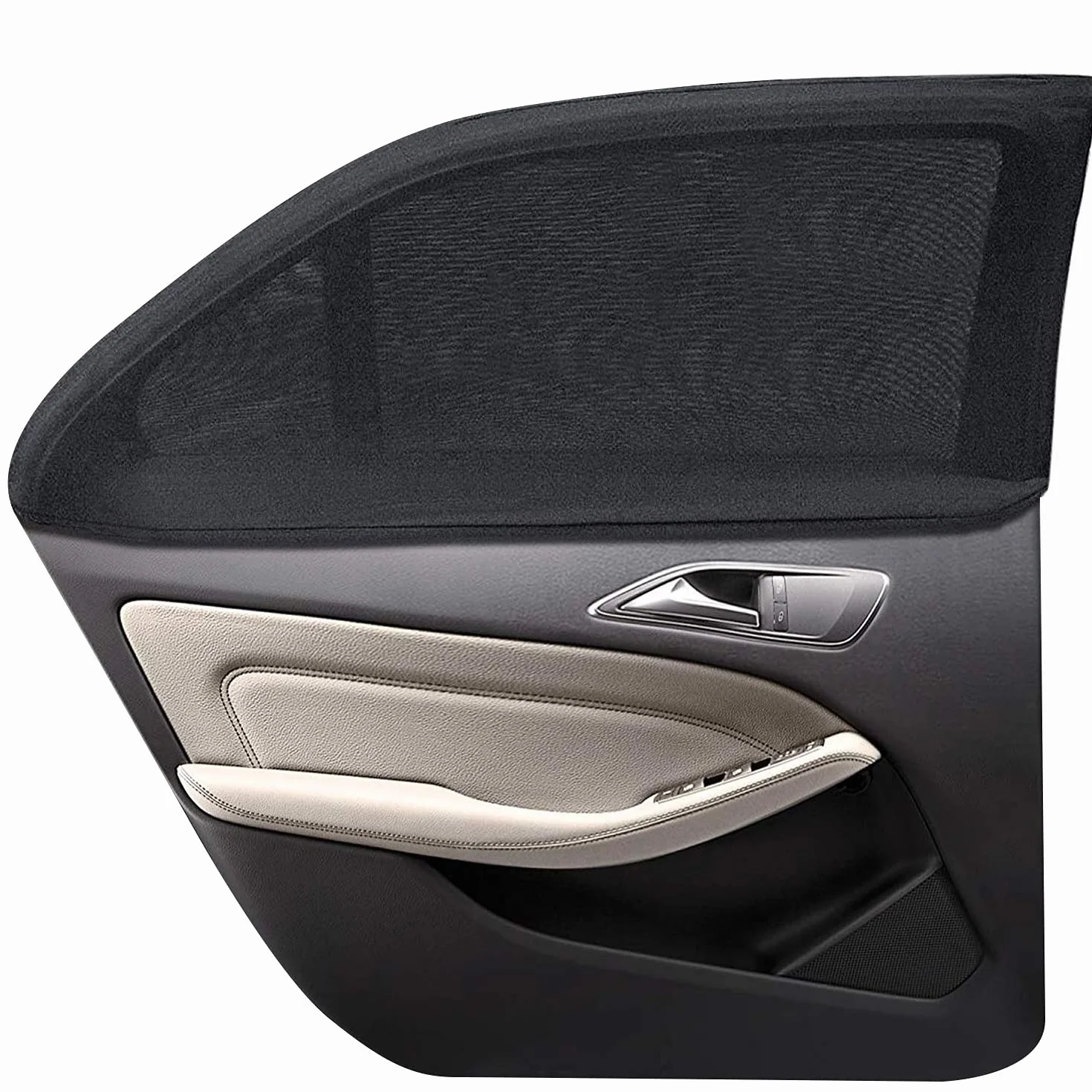 WIN.MAX Parasol de Coche Doble Tejido Protección UVA Pack 2 XL