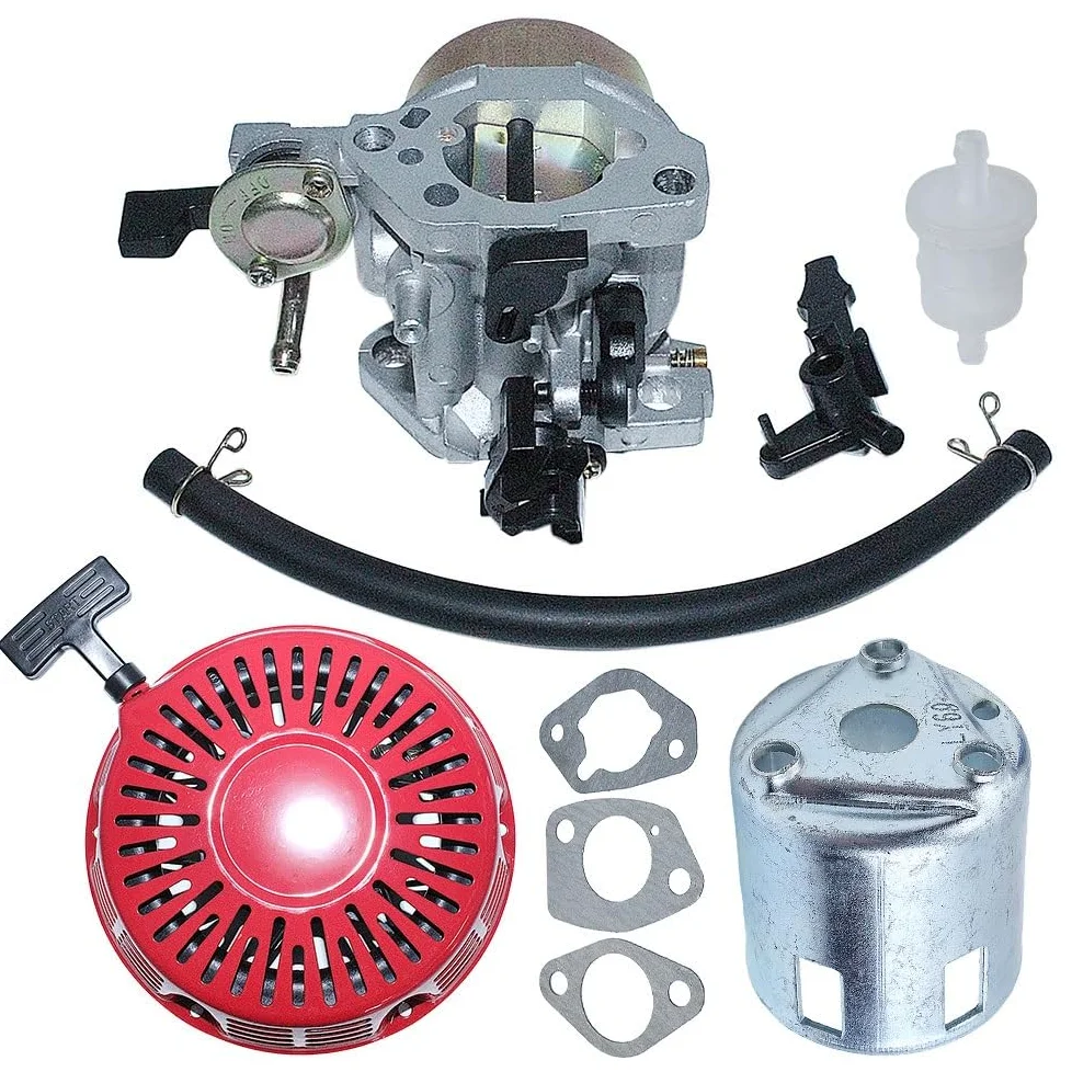 Junta De Carburador Arranque Retroceso para GX390 13HP para GX 390 Línea Filtro Combustible Motor Cortacésped Moto Carburador
