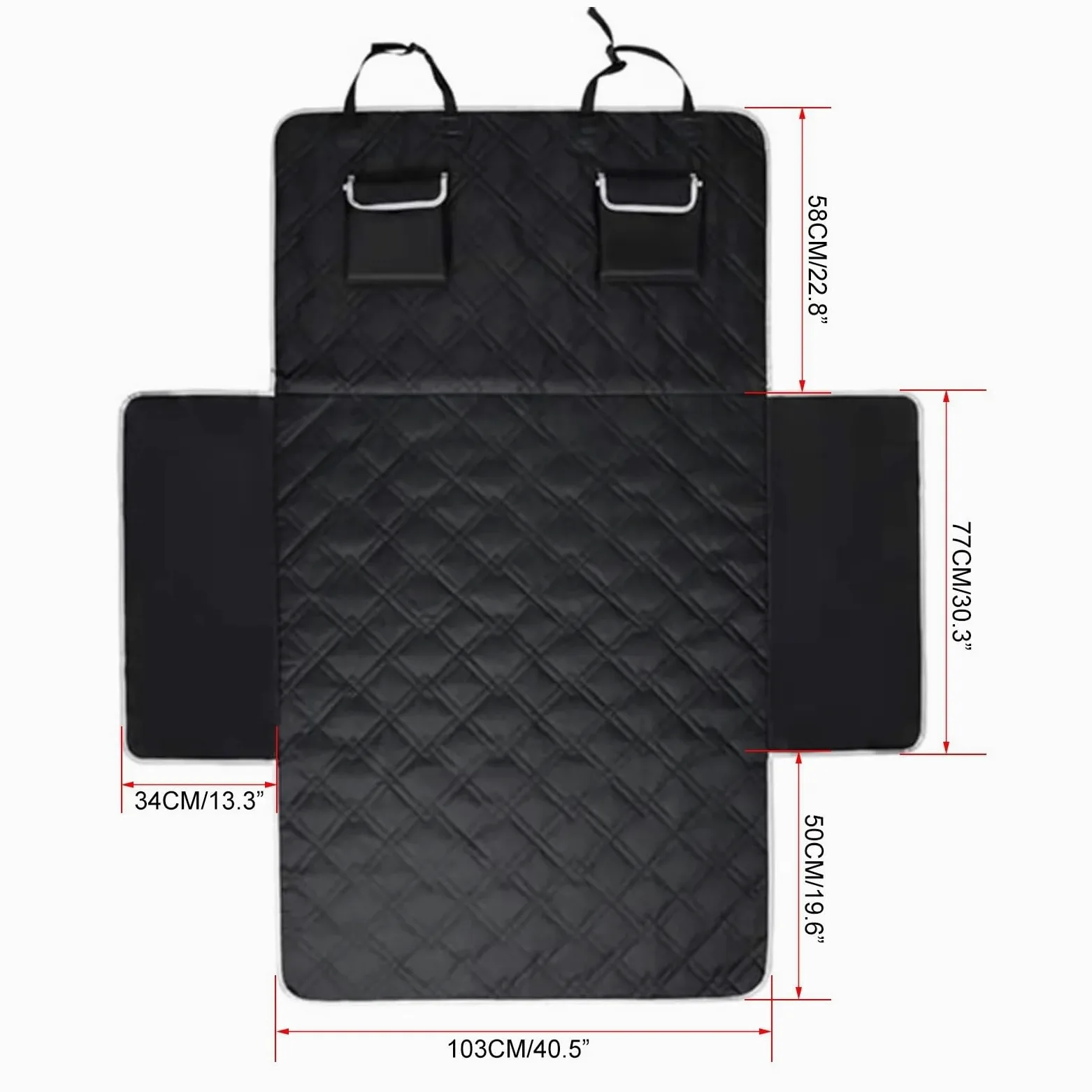 Alfombrilla Maletero Coche Funda para Asiento Trasero con Hamaca para Perro, Compatible BMW X3, X5, E53, E70, G05, F15, X6, X7 y G07