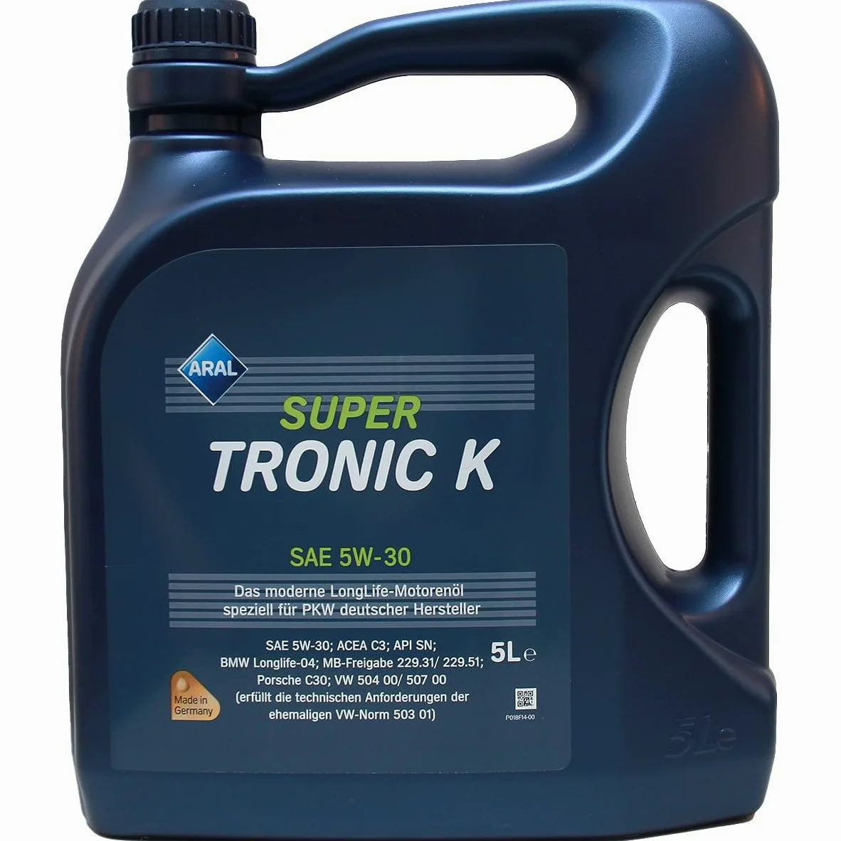 ACEITE MOTOR ARAL SUPERTRONIC K 5W30 5 LITROS 15CBE6