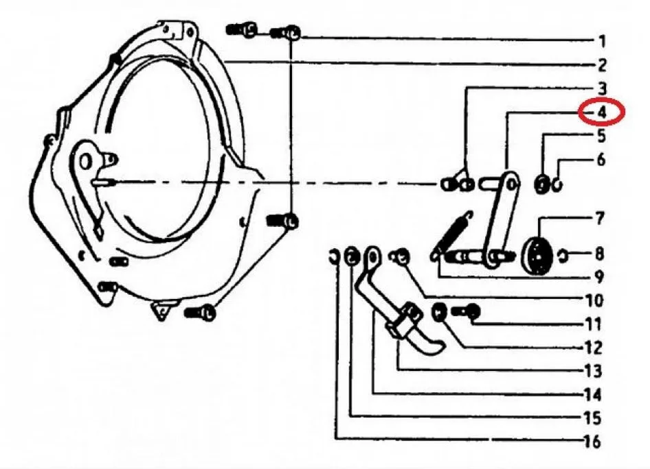 Tensor correa transmisión para scooter Piaggio 50 Vespa PK XL Automatic 1987-1990