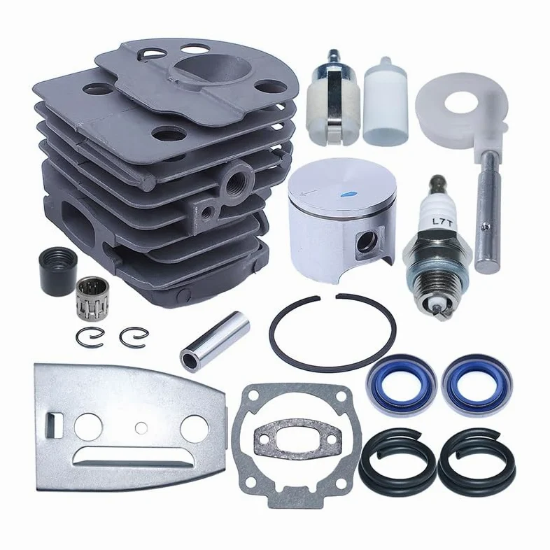 Kit de pistón de Cilindro de 46mm for Bomba de Aceite de motosierras Husqvarna 55 for Rancher 51 50
