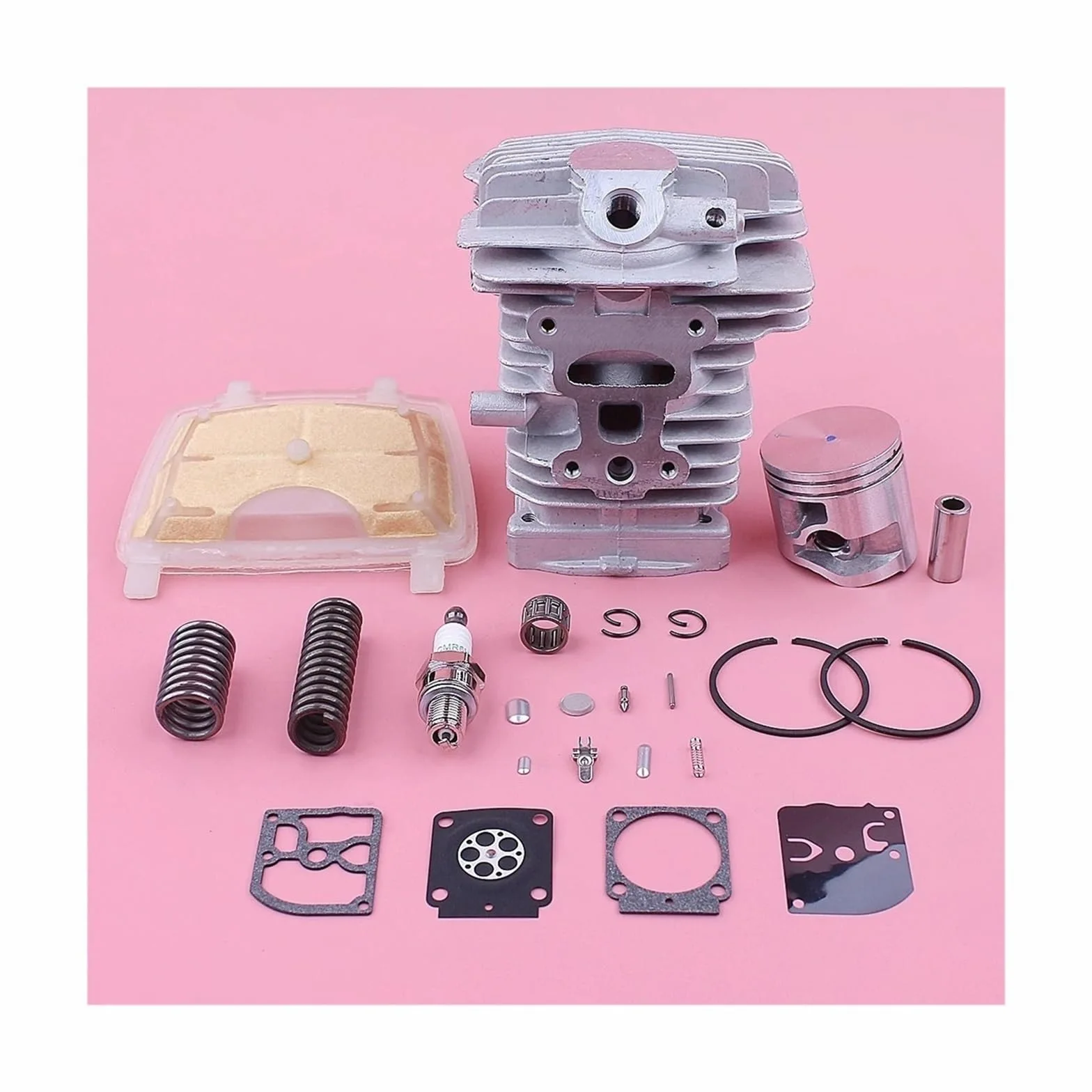 Kit De Cojinete Reparación Carburador Pistón Cilindro Gran 40mm Apto Compatible con Stihl MS211 MS181 MS171 MS171C MS181C MS211C Kit de cilindro y pistón moto Juego de cilindro pi