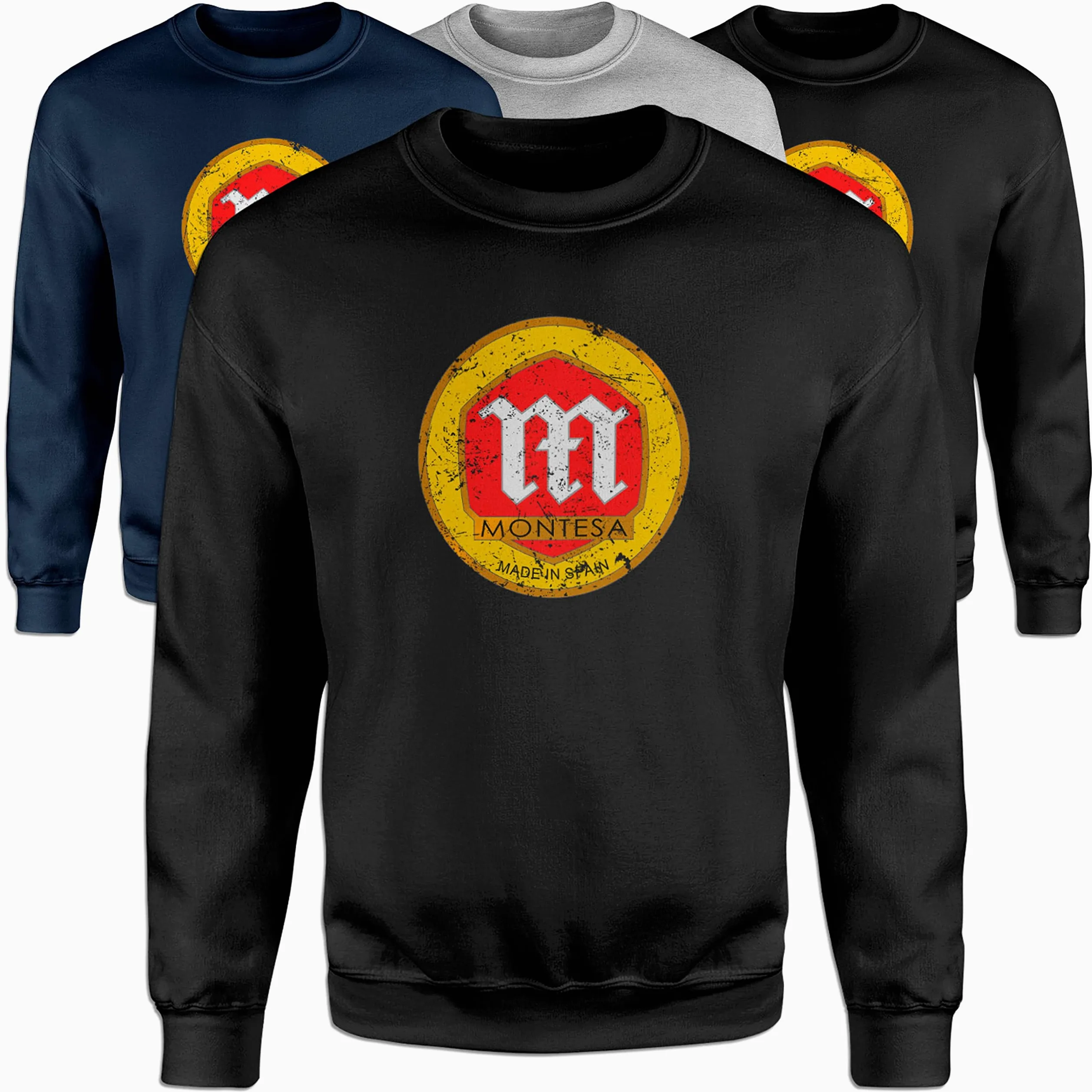 Sudadera Montesa Antigua Sweatshirt Moto Vintage Hombre Motero