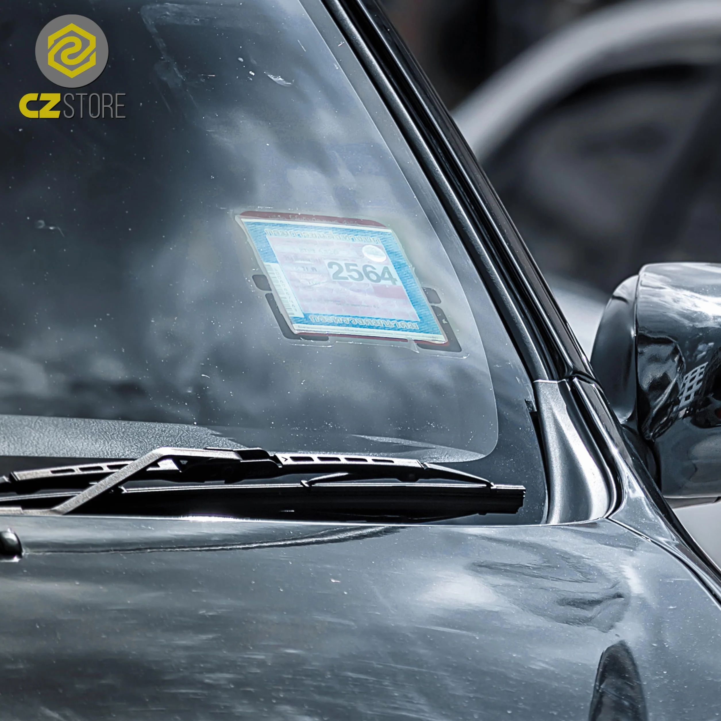 Soporte Permiso Coche Pegatina para el parabrisas y Portapapeles de Aparcamiento, Tarjetas de Discapacidad, Notas - ✮GARANTÍA DE POR VIDA✮|KIT DE 6| Funda Autoadhesivo para Tickets