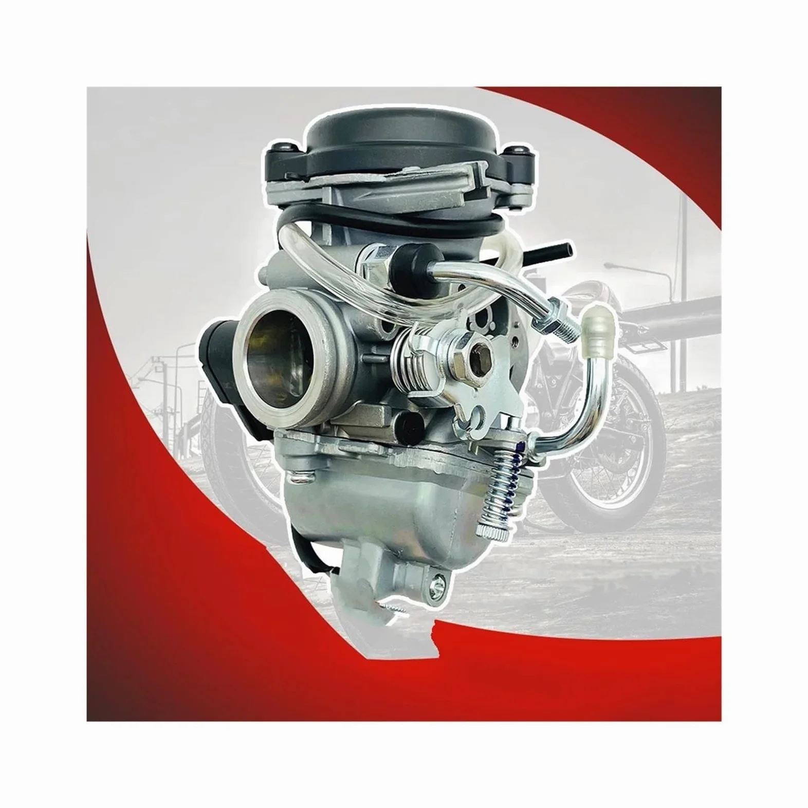 Acelerador Carburador Para Fz16 Para Byson Para Fazer Para Fzs Para Bajaj Para Tvs Cable Acelerador Único Doble Carburador Motocicleta Carburador Aire(For FZ16 Single)