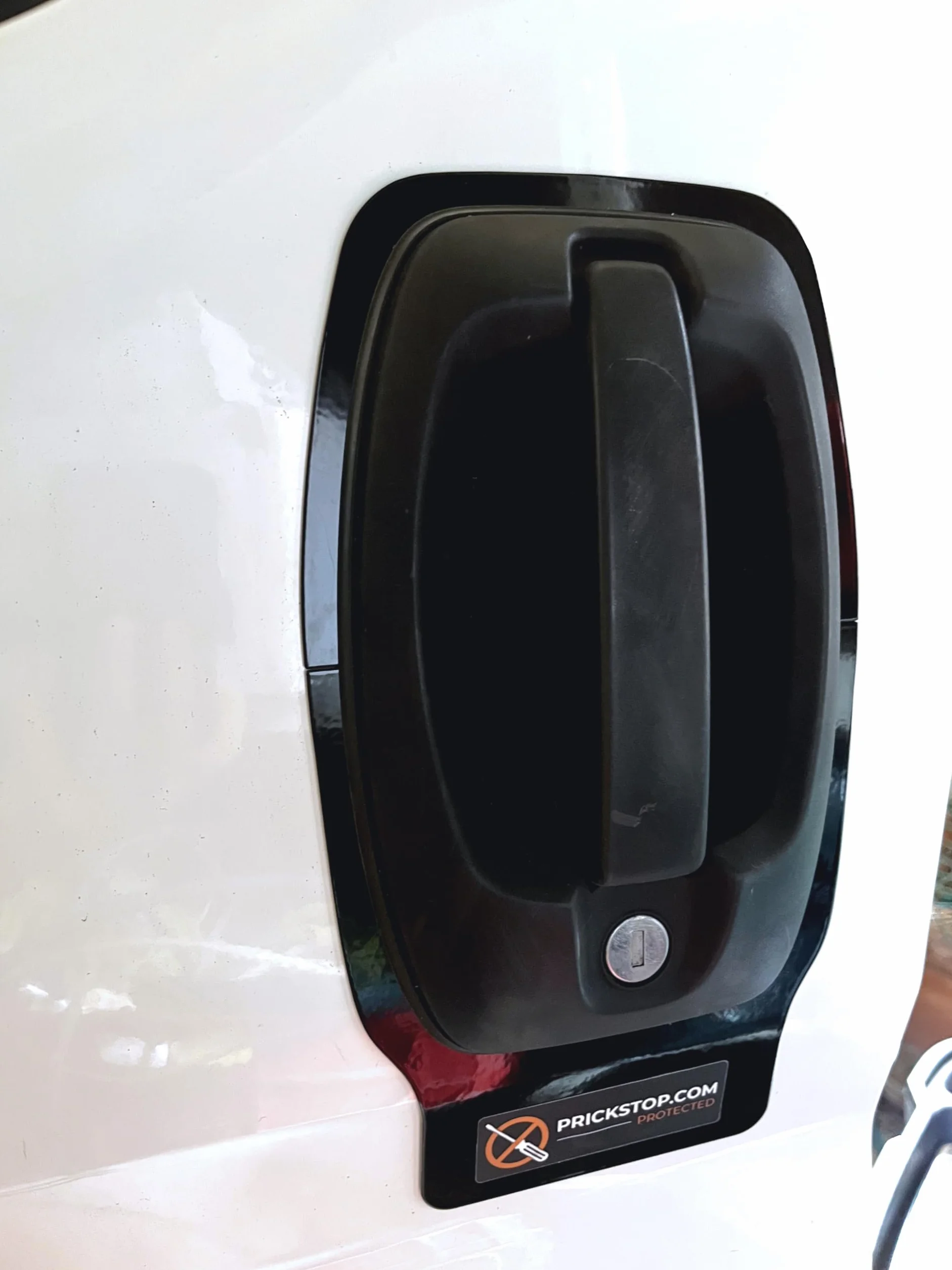 Prickstop Protección antirrobo exterior para Fiat Ducato, Citroën Jumper, Peugeot Boxer – Placa de refuerzo y reparación de puertas para puerta del conductor y puerta trasera, evita robos a partir del