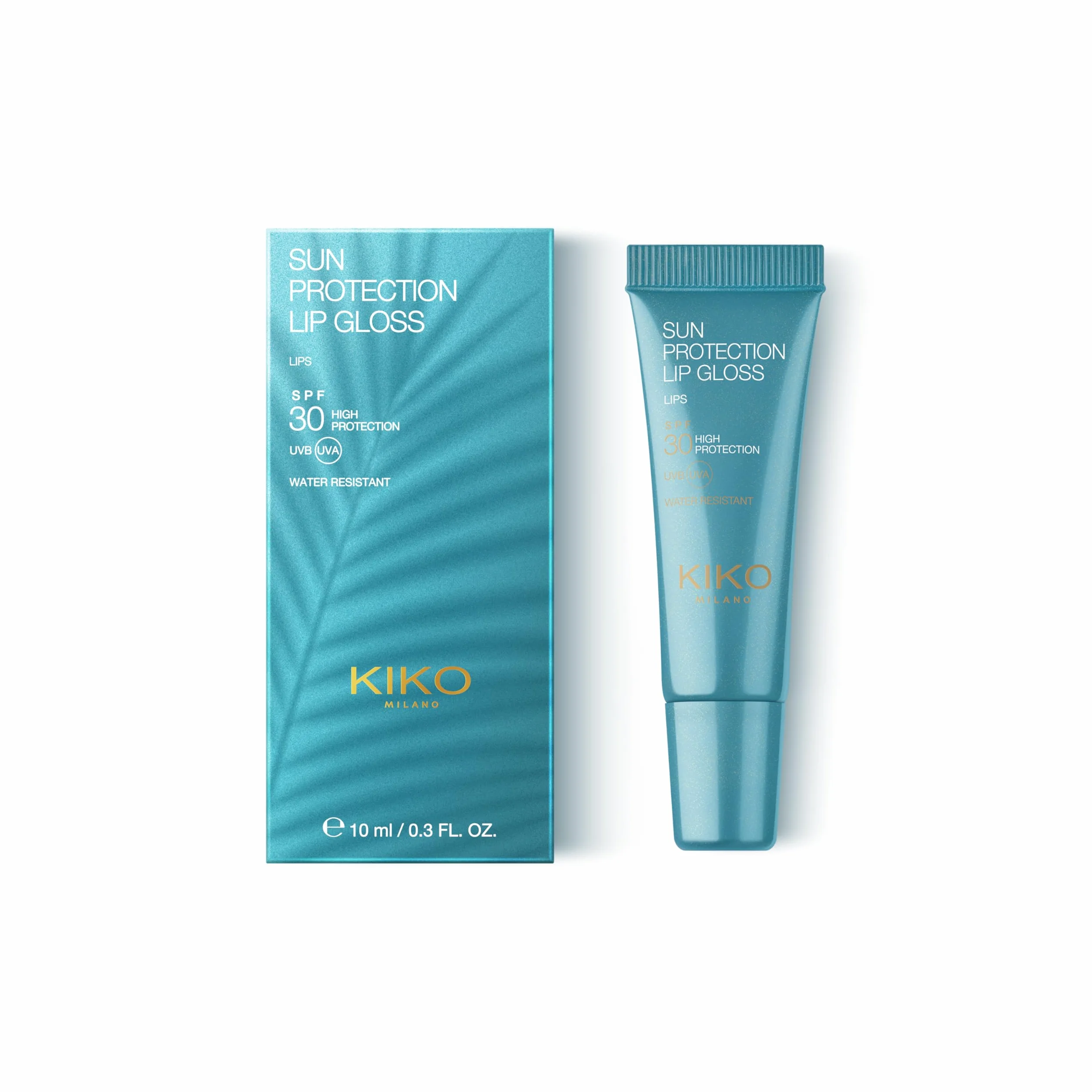 KIKO Milano Sun Protection Lip Gloss SPF 30 02, Brillo de Labios Protector e Hidratante
