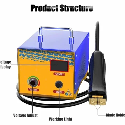 Máquina de reenrutadora de neumáticos 20 B, cortador de goma con cautela de 1000W para neumáticos de tractor de camión, anchura de profundidad ajustable, herramienta de mantenimiento portátil con pant