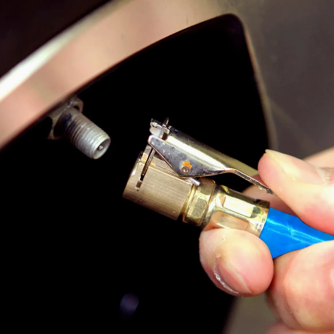 Manómetro de presión de neumáticos, manómetro de 220PSI, Pistola de inflado Resistente, manómetro de compresor de Aire de Alta precisión