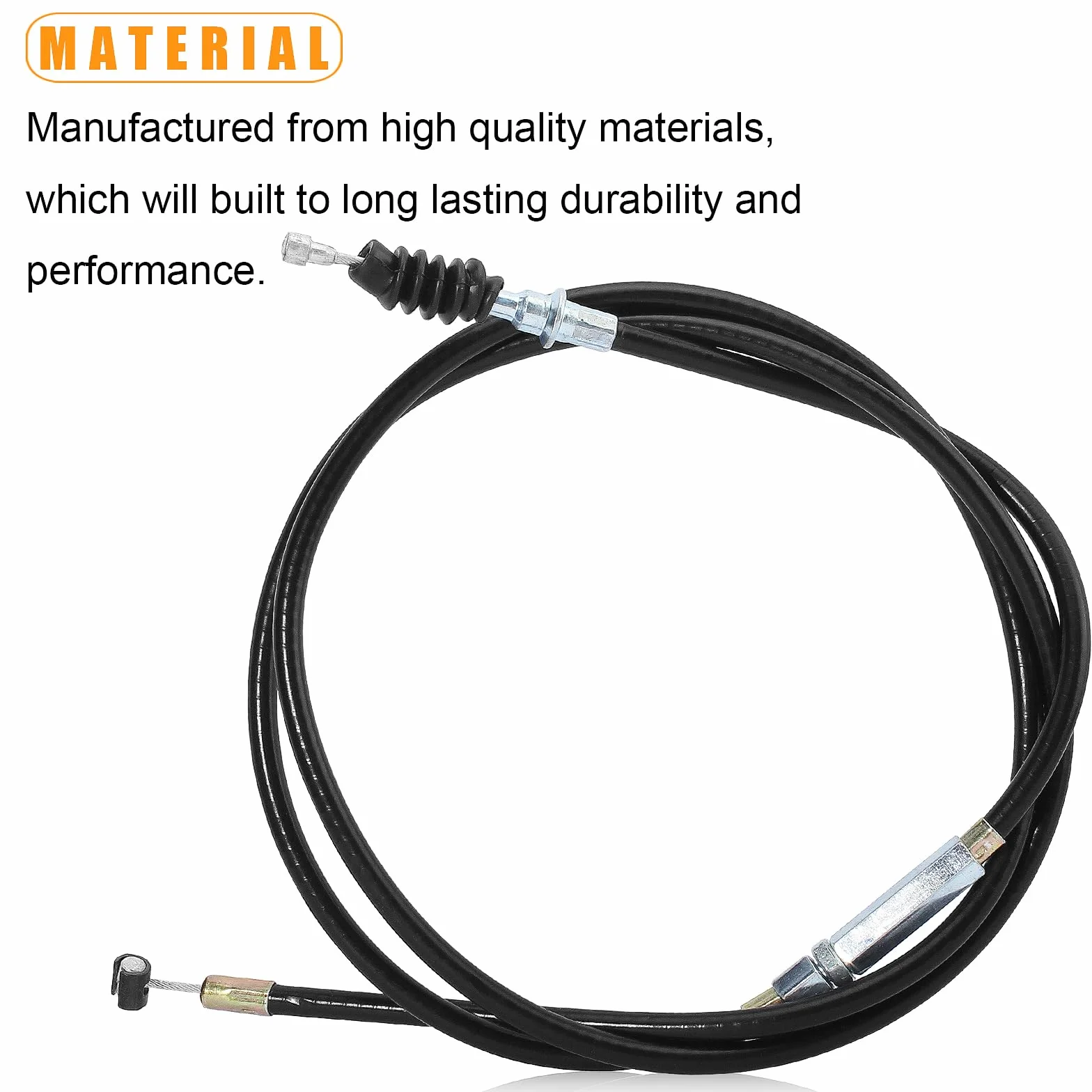 Cable de embrague ajustable negro de 50 pulgadas para 50 cc90 cc 110 cc 125 cc 140 cc 150 cc 200 cc 250 cc motocicleta ATV quad scooter Go Kart ciclomotor Pit Dirt Bike triciclo Buggy Apollo