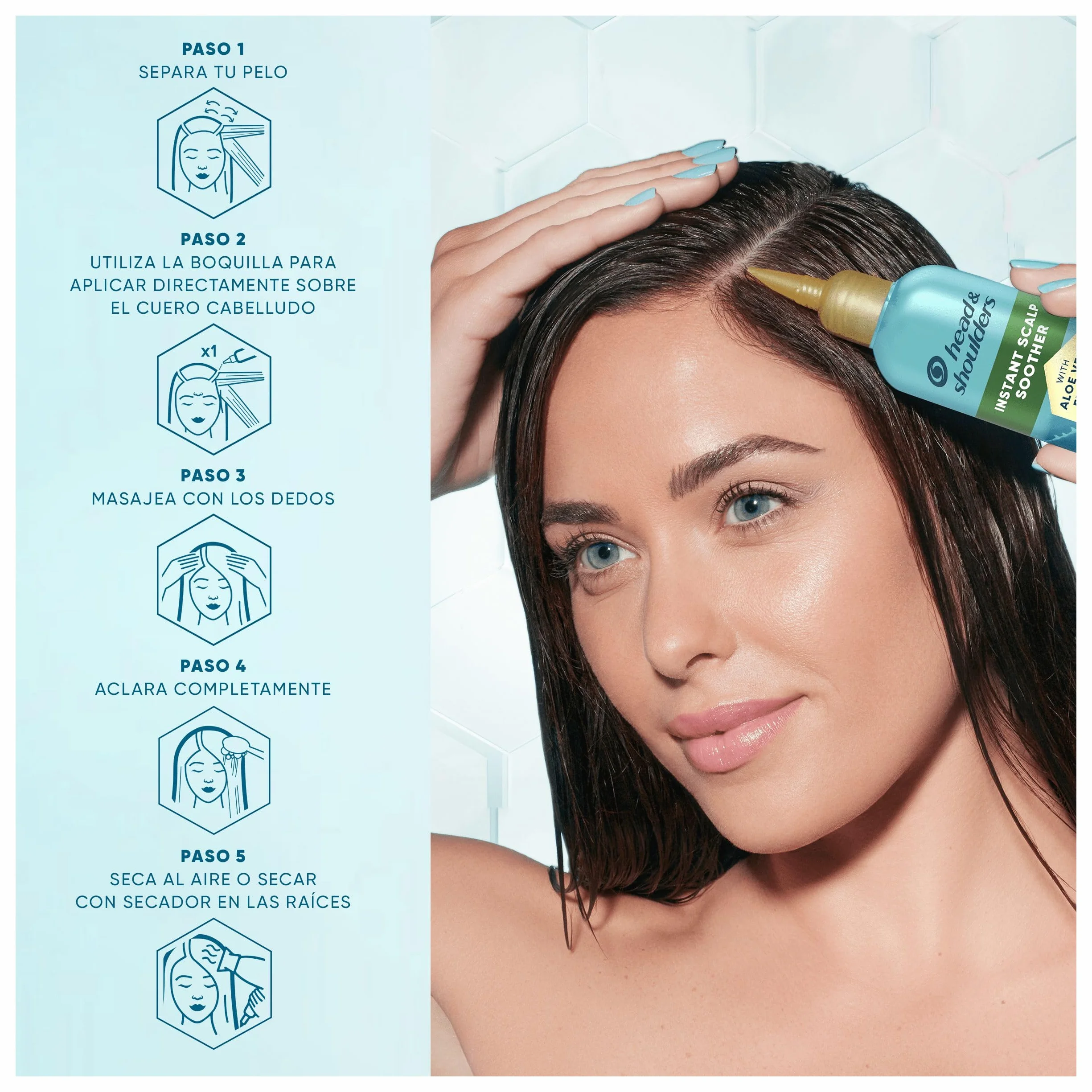 H&S DermaXPro Hidratante Champú Anticaspa 300ml + Acondicionador 220ml + Tratamiento 145ml