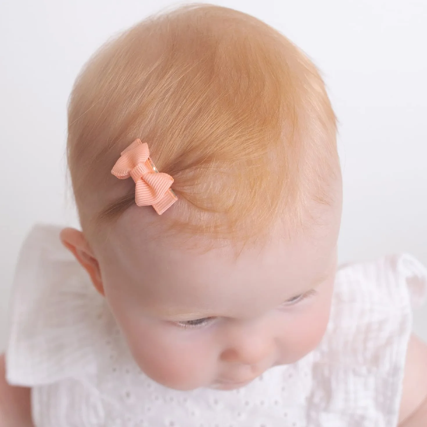Ganchos para el pelo bebés niñas mini lazo antideslizantes fino niños pequeños 20 unidades