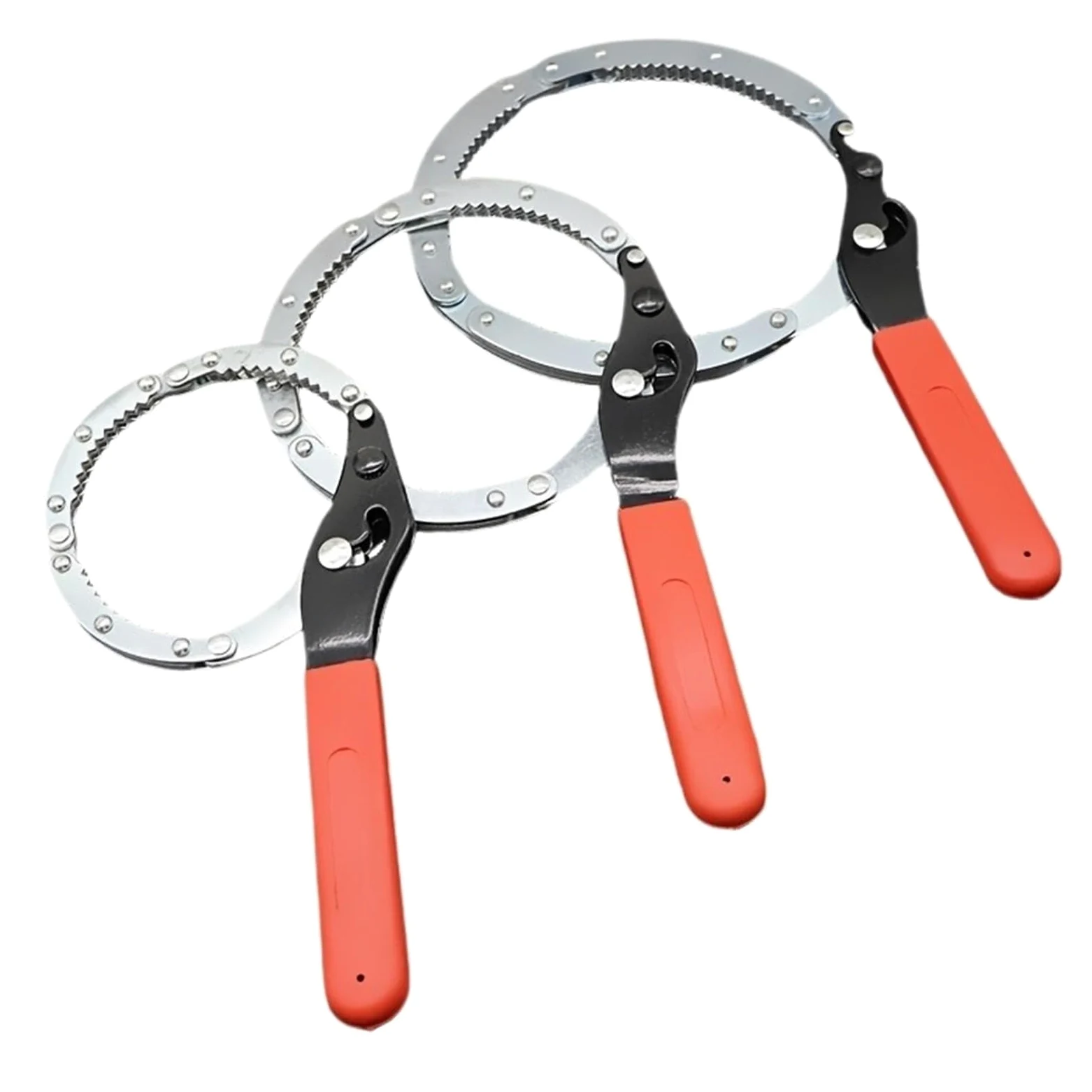 Llave Filtro Aceite Llave for filtro de aceite | Herramienta de extracción antideslizante de acero inoxidable ajustable for automóvil(3 pack)