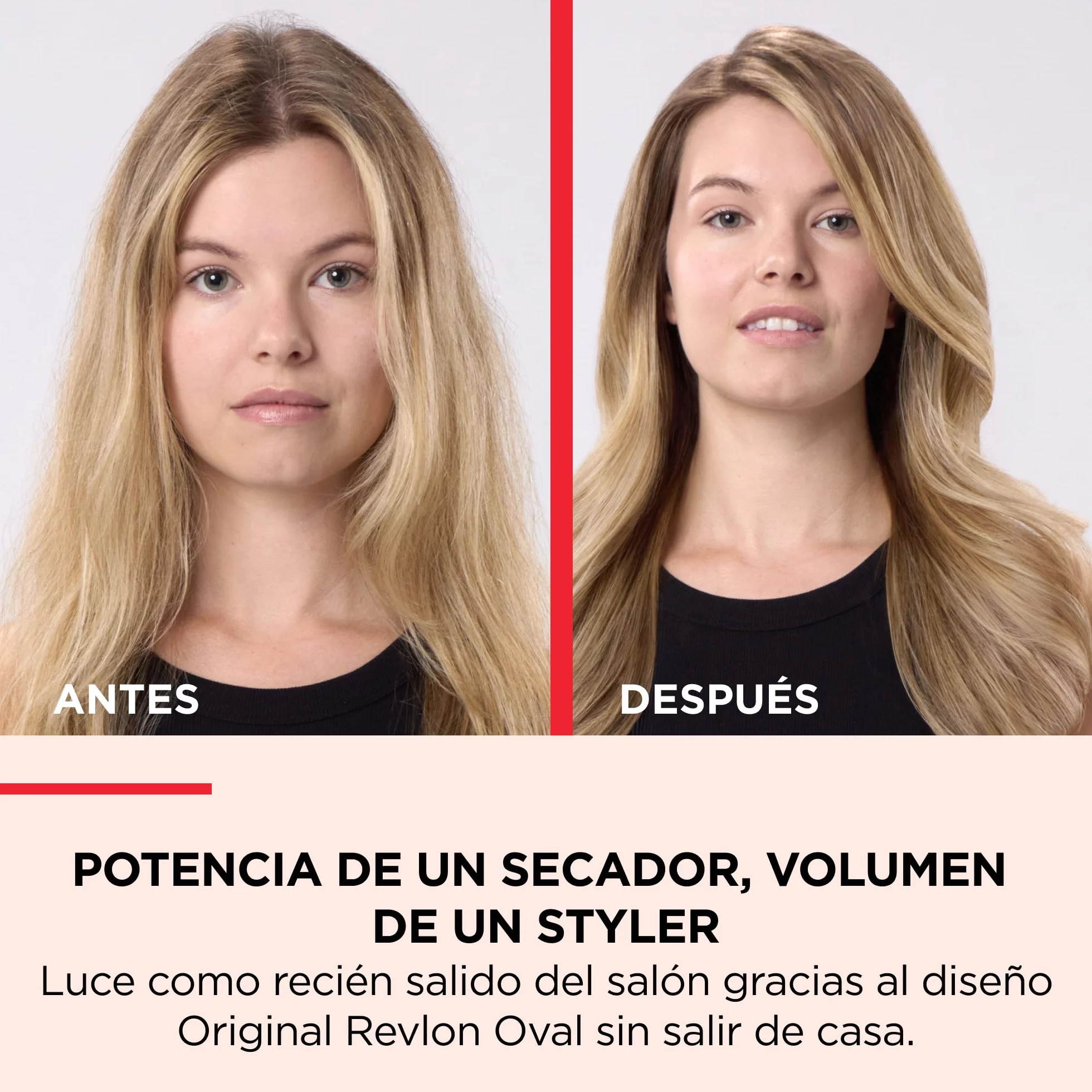 REVLON Salon One-Step Secador y voluminizador con peine seccionador - 3 calor 2 velocidades, revestimiento cerámico