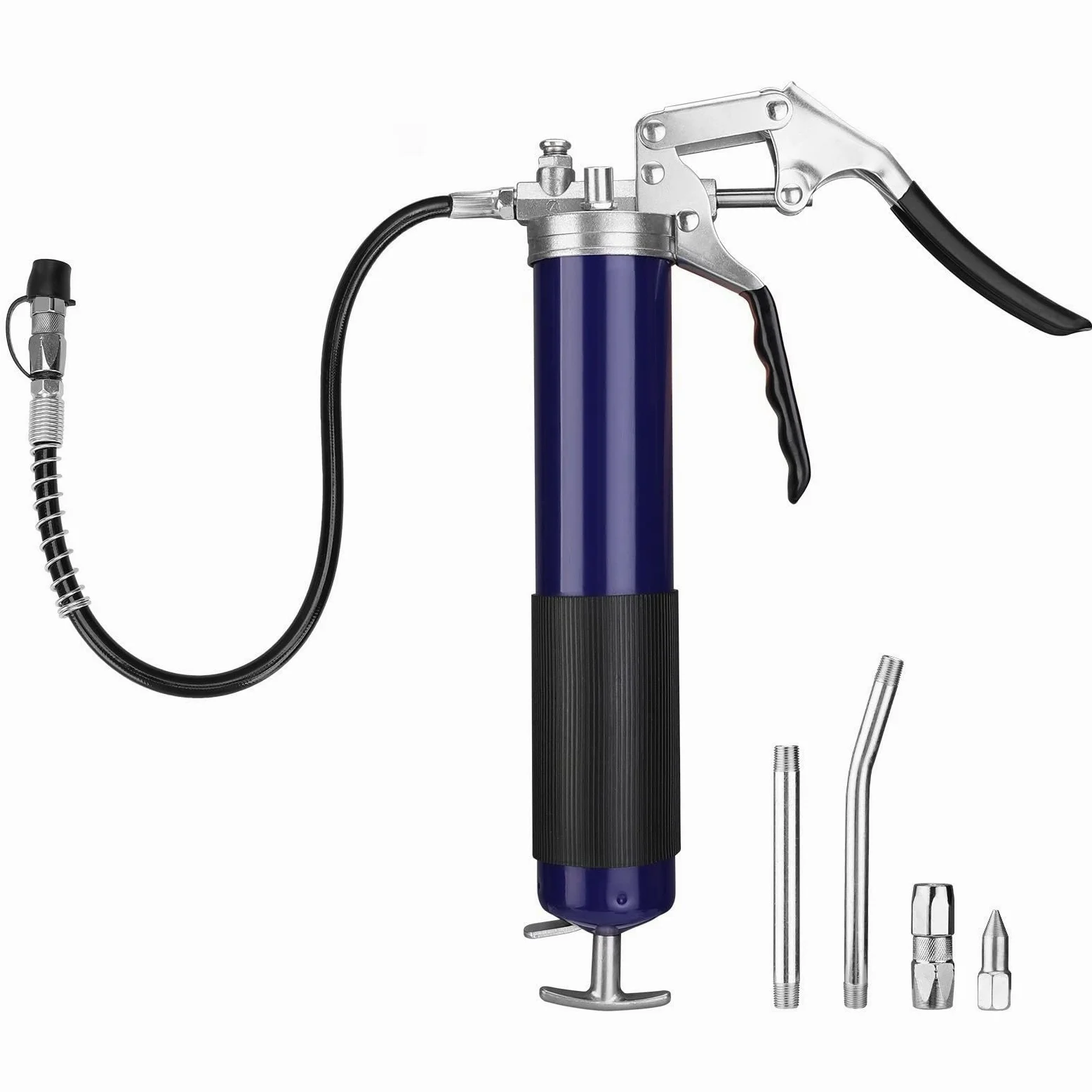 boquilla engrasadora Boquilla Bomba de Engrase Jeringa determinada del arma del apretón de pistola del arma de la pistola de grasa 6000psi para los camiones SUV de la lubricación del aceite y del coch