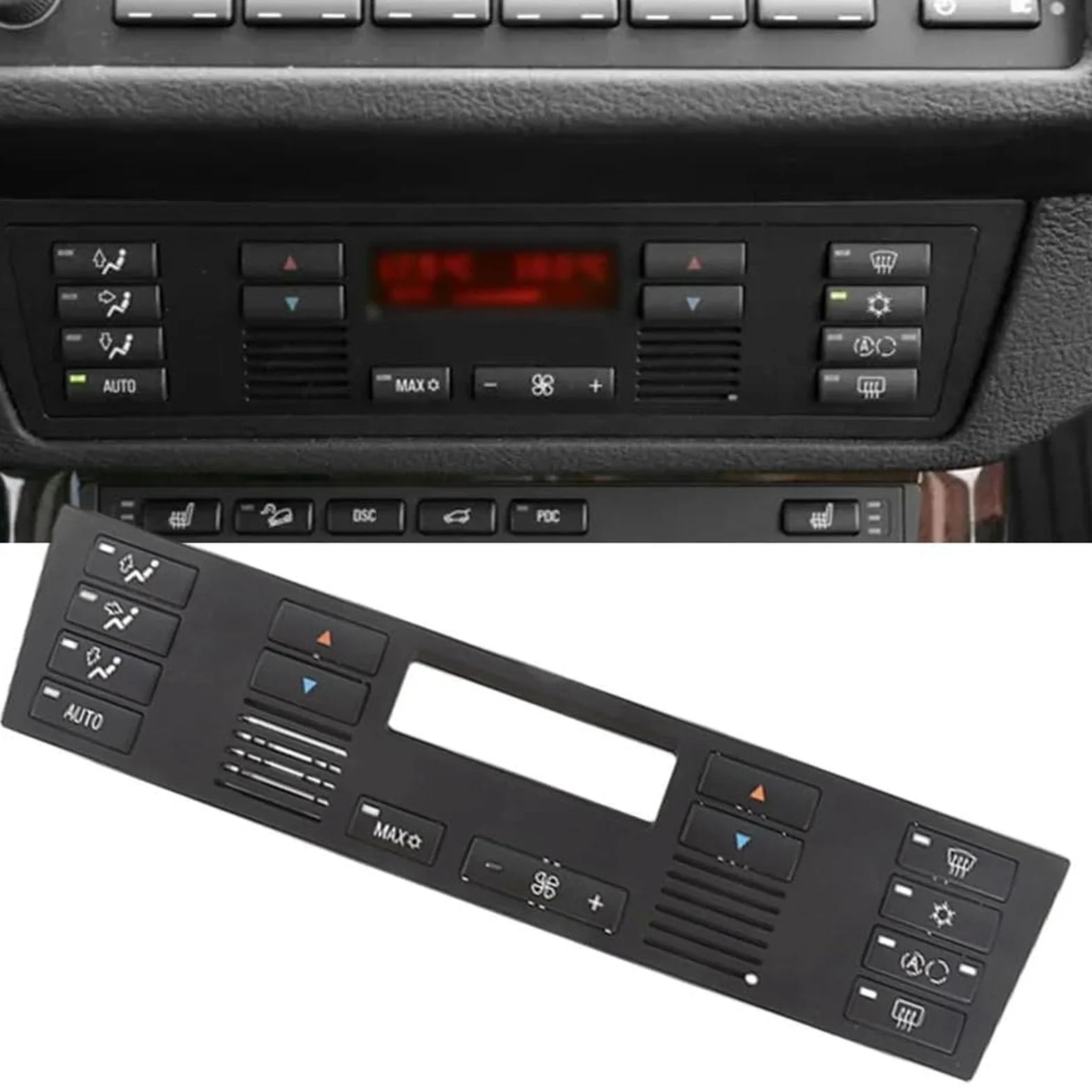 Módulo de aire acondicionado de alta calidad de respuesta rápida para vehículos E53 E39 64118375645 64116915812 64116924315 Control digital de temperatura