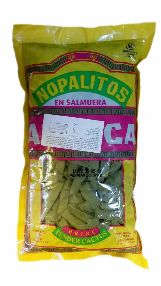 Nopales en Salmuera en Tiras