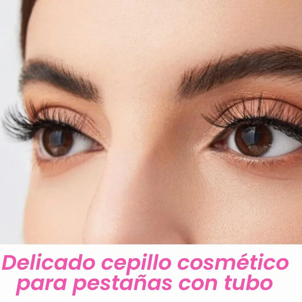 Cepillos para Pestañas 4 Pcs Tubos de Varita de Rímel Vacíos