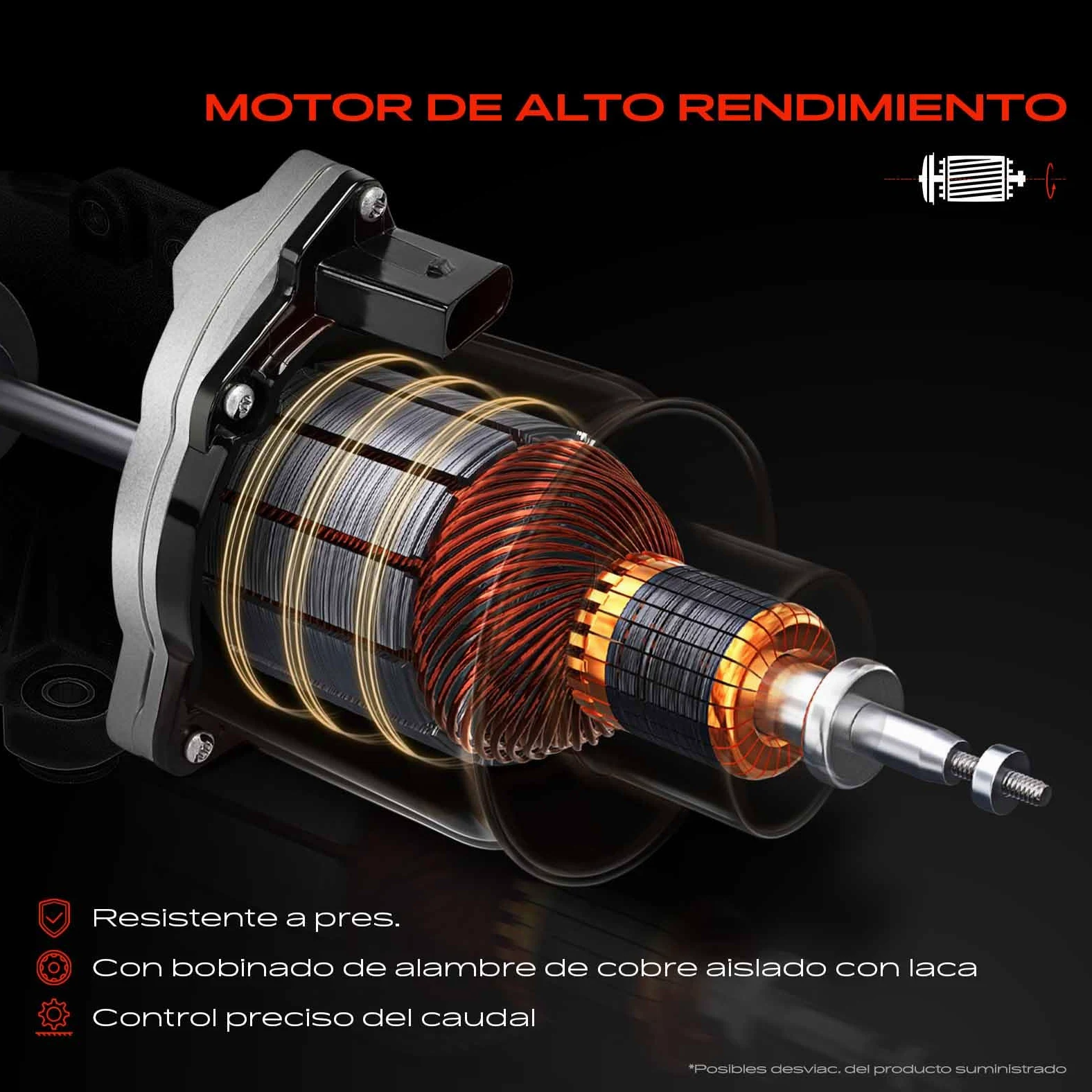 Frankberg Bomba de agua eléctrica 11517597715 | Compatible con: Z4 R.o.a.d.s.t.e.r E89, Serie 5 F10, X1 E84, 4 Cabriolet F33 F83, 4 Gran Coupé F36, X4 F26